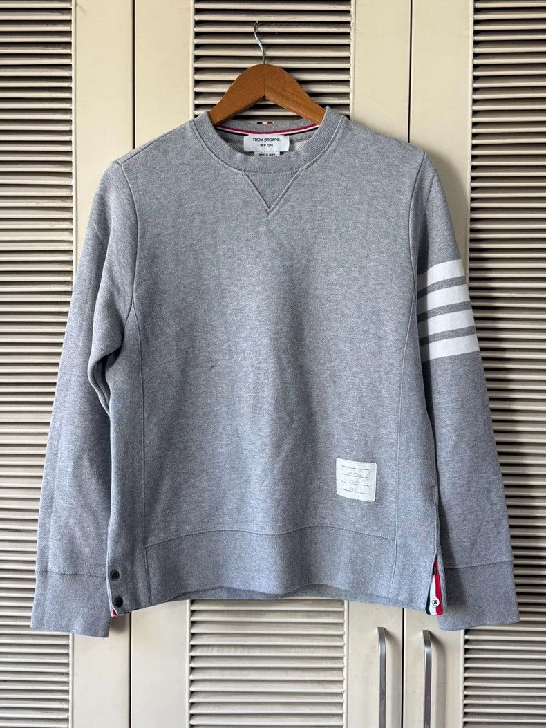 Thom Browne Thom Browne Grey hoodie Size US M / EU 48-50 / 2 - 1 Thumbnail