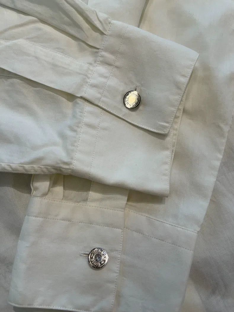 Hermes Hermes size 41 Runway Full Back Skull Knight Shirt Size US XXS / EU 40 - 5 Thumbnail