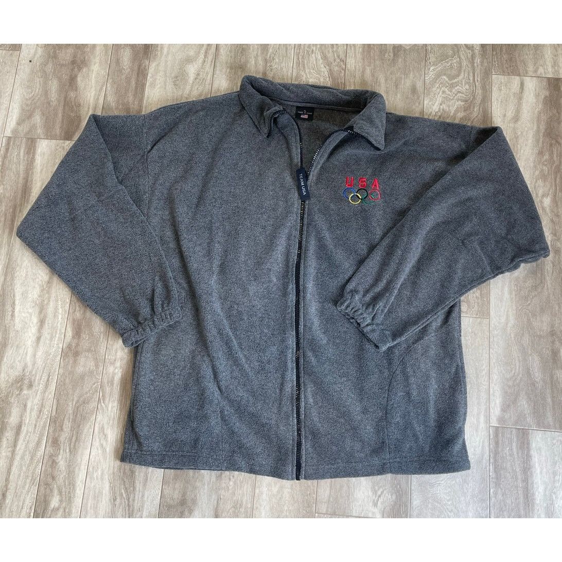 USA Olympics Team USA Olympic Rings Full Zip Fleece XL Gorpcore Size US XL / EU 56 / 4 - 2 Thumbnail