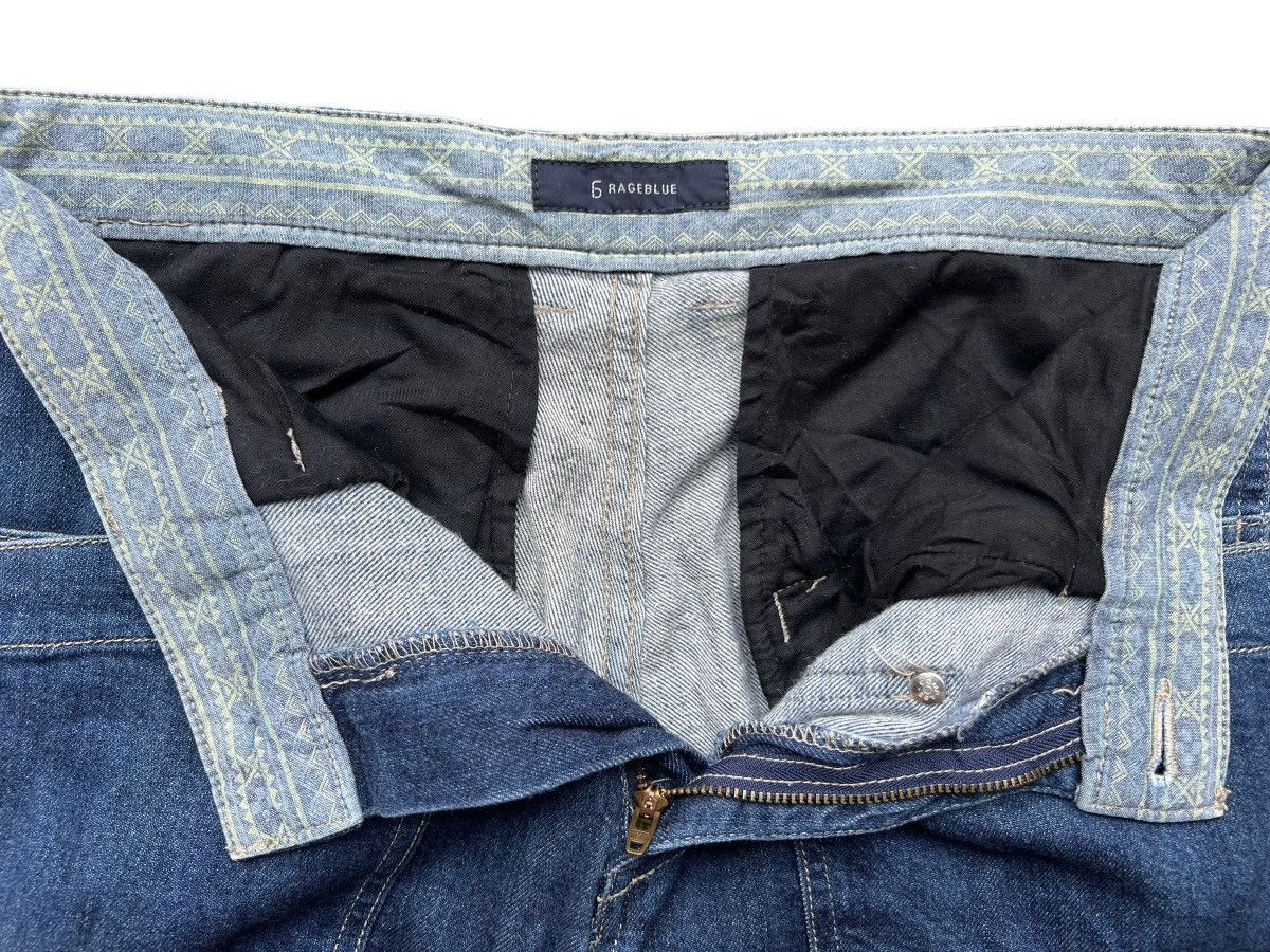 Japanese Brand Rage Blue Japan Multipocket Straight Cut Pants 30x31 Size US 30 / EU 46 - 11 Thumbnail