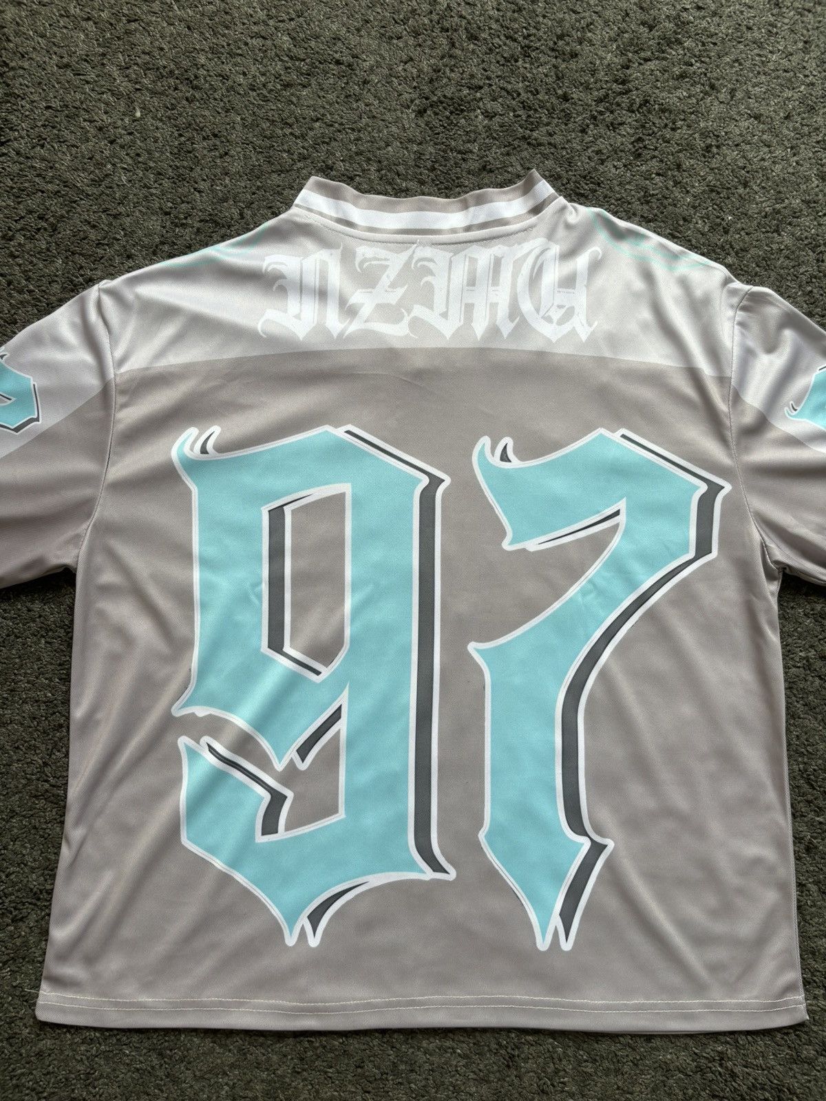 Japanese Brand × Vintage Vintage oversize unisex American football 87 gray jersey Size US M / EU 48-50 / 2 - 14 Thumbnail