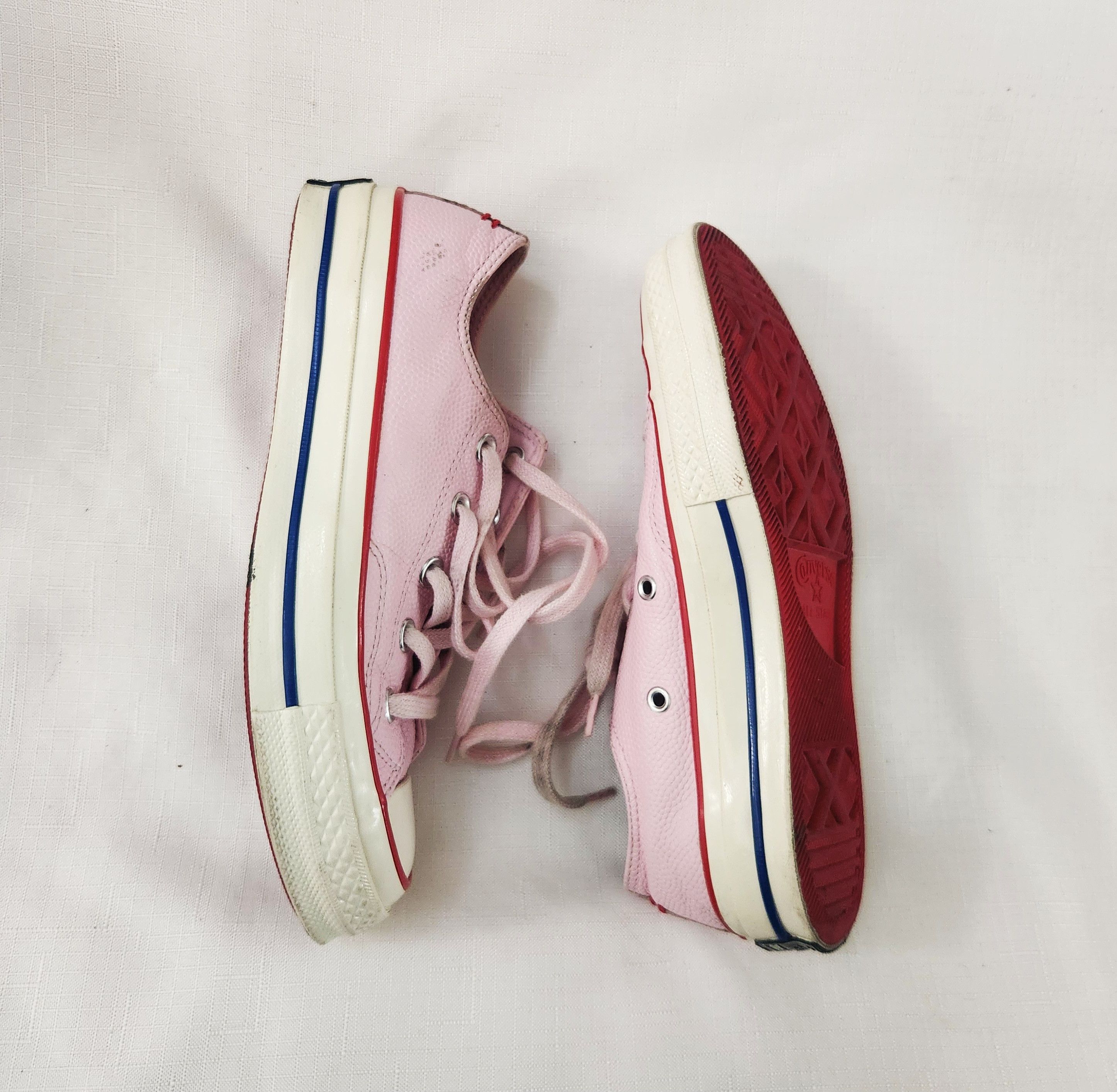 Converse Converse Pastel Pink Leather Sneakers Size 6 Rare 563490C Size US 6 / IT 36 - 12 Thumbnail