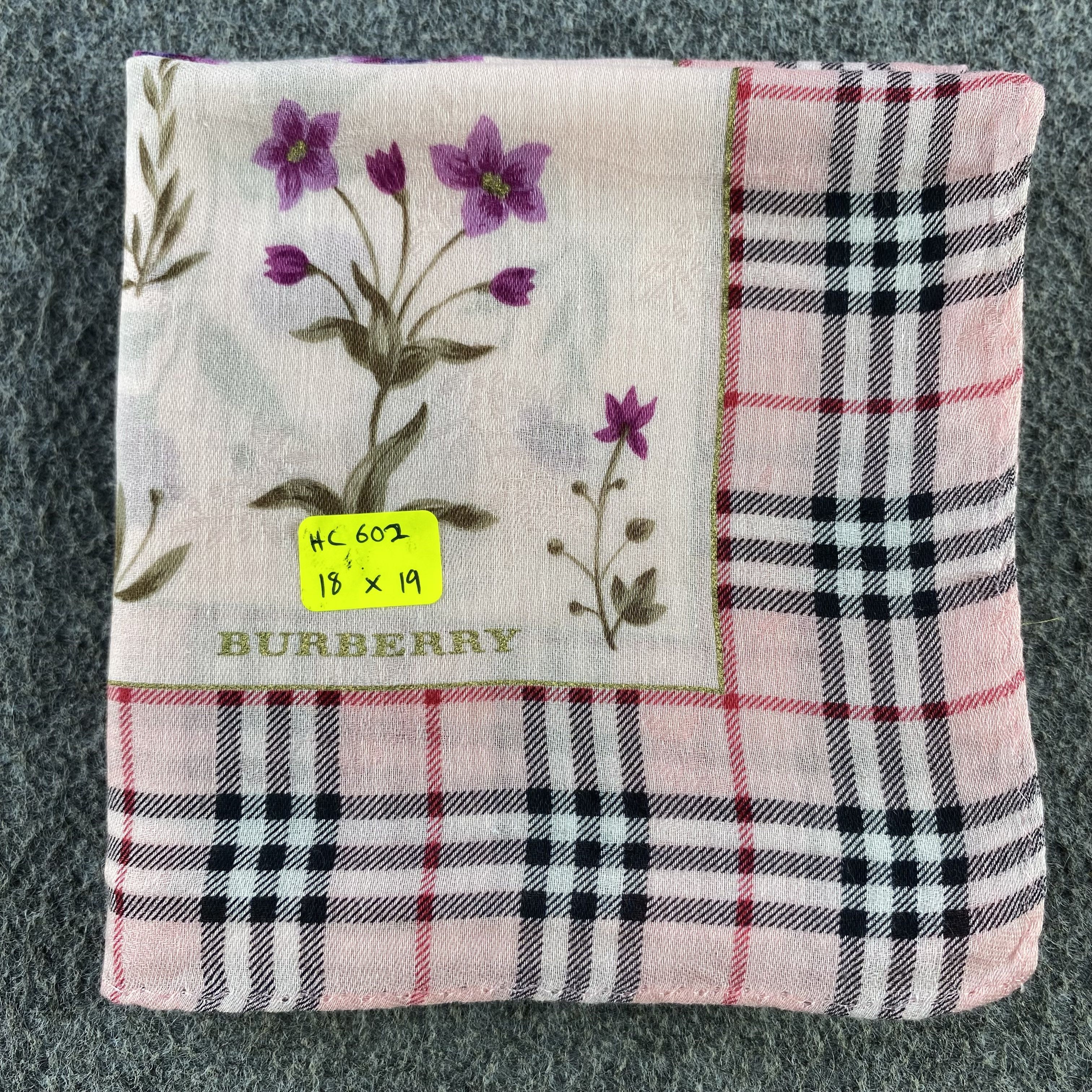 Burberry × Vintage Burberry Handkerchief/Neckerchief/Bandana HC602 Size ONE SIZE - 5 Thumbnail