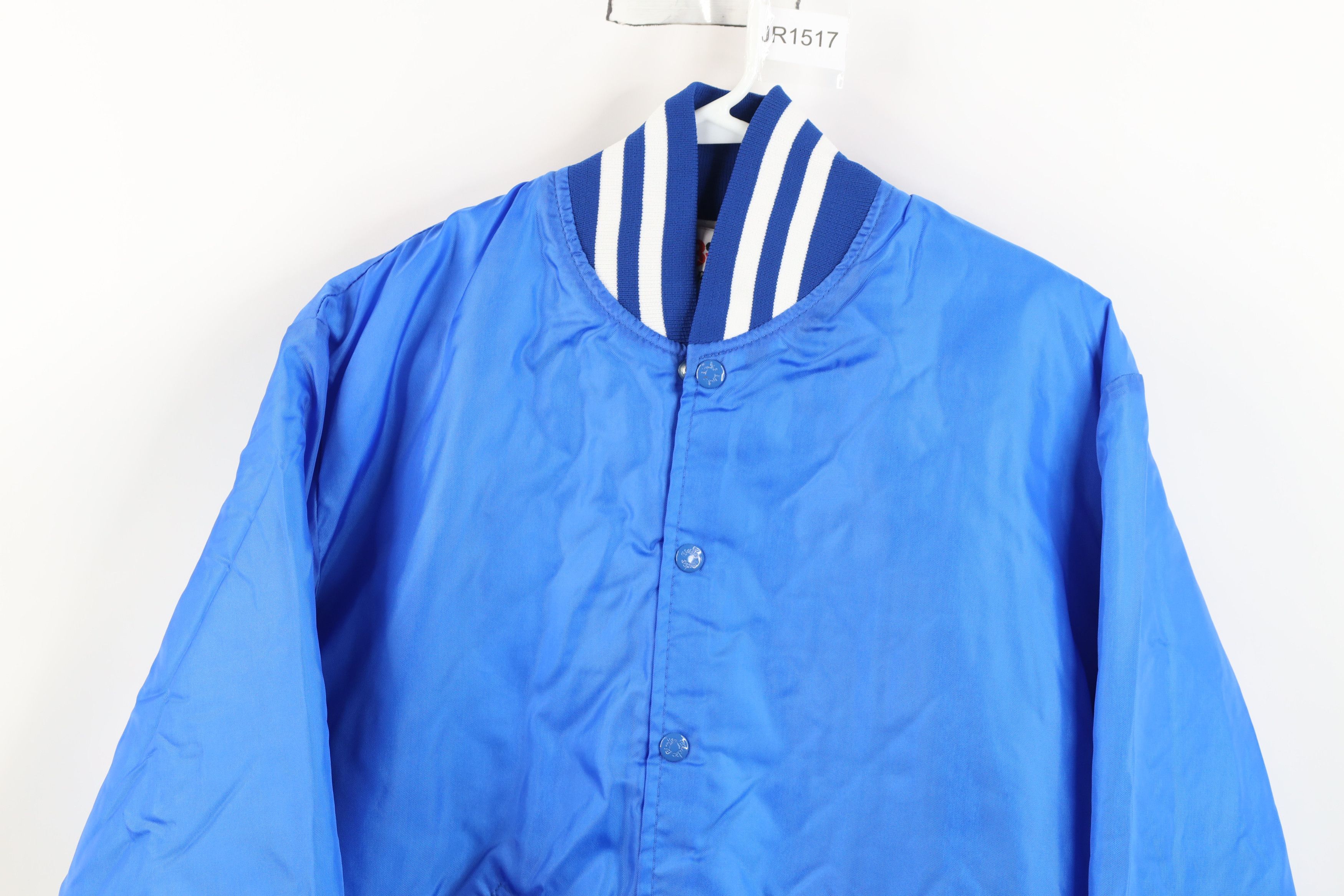 Vintage Vintage 70s Streetwear Satin Bomber Jacket Royal Blue USA Size US S / EU 44-46 / 1 - 2 Thumbnail