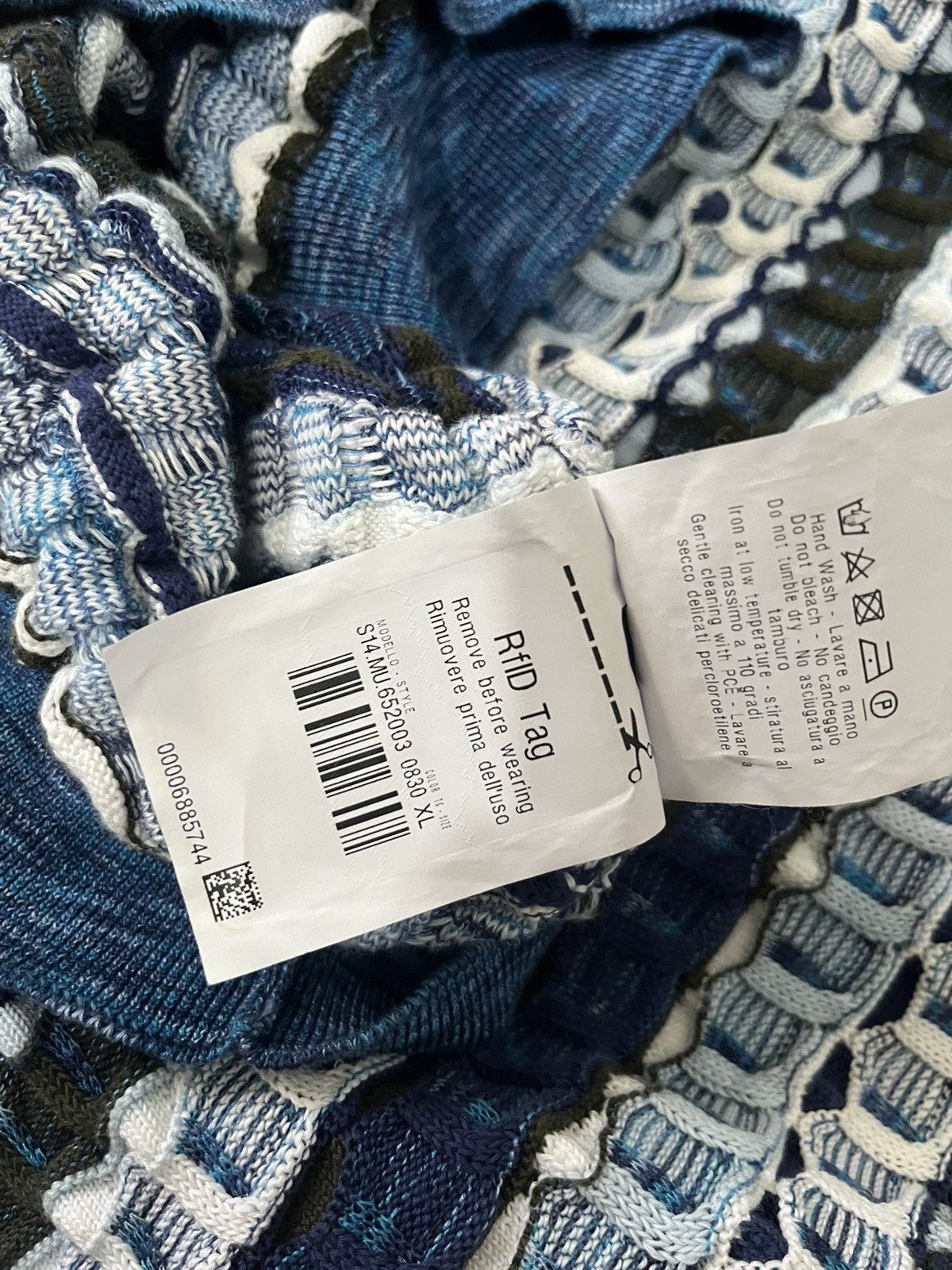Missoni Missoni 3D quarter zip pullover Size US M / EU 48-50 / 2 - 7 Thumbnail