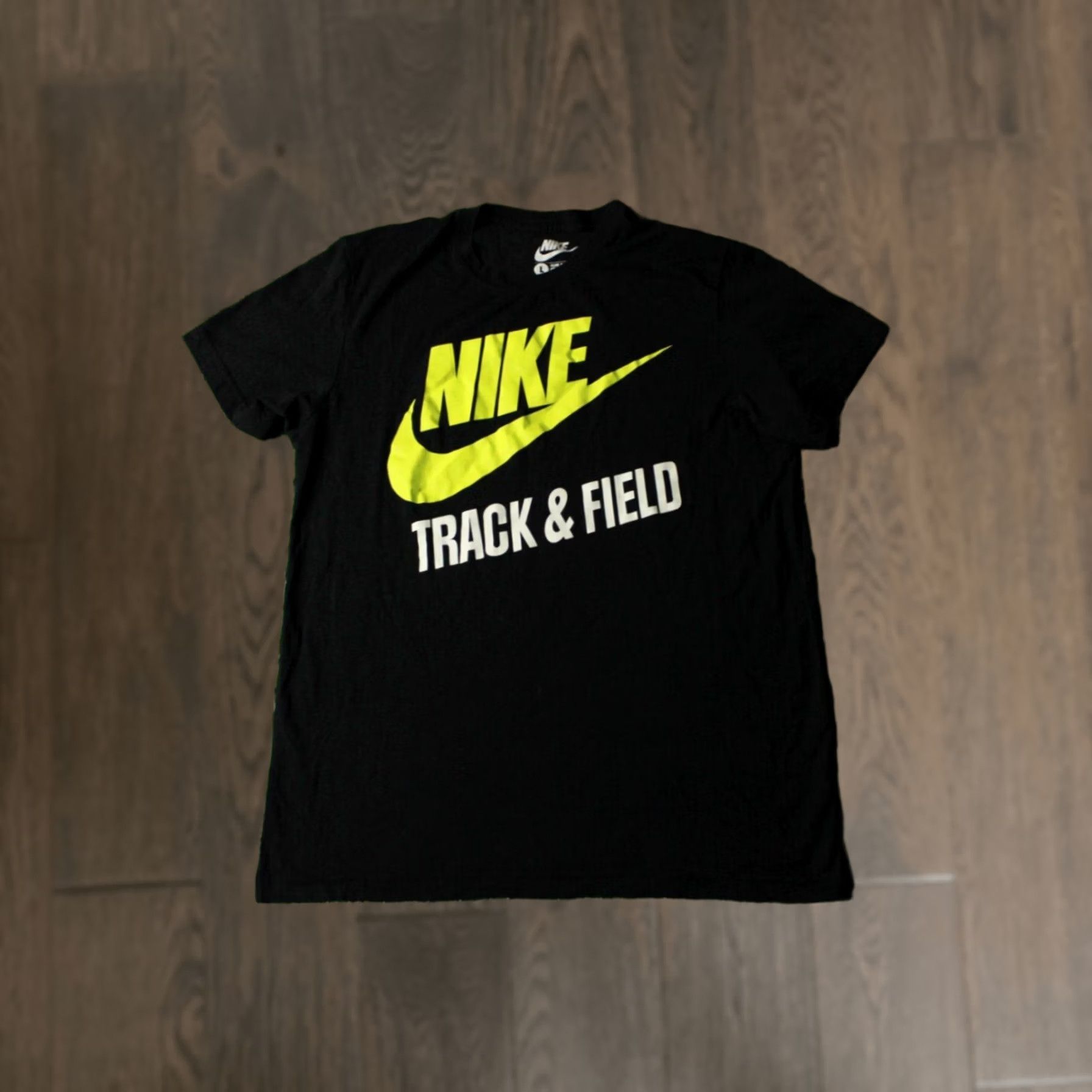 Nike NIKE T-Shirt Shirt Men 2014 Casual Short Sleeve Jersey Large Black Slim Logo 2014 Nike Mens Large Short Sleeve T-Shirt Size US L / EU 52-54 / 3 - 1 Thumbnail