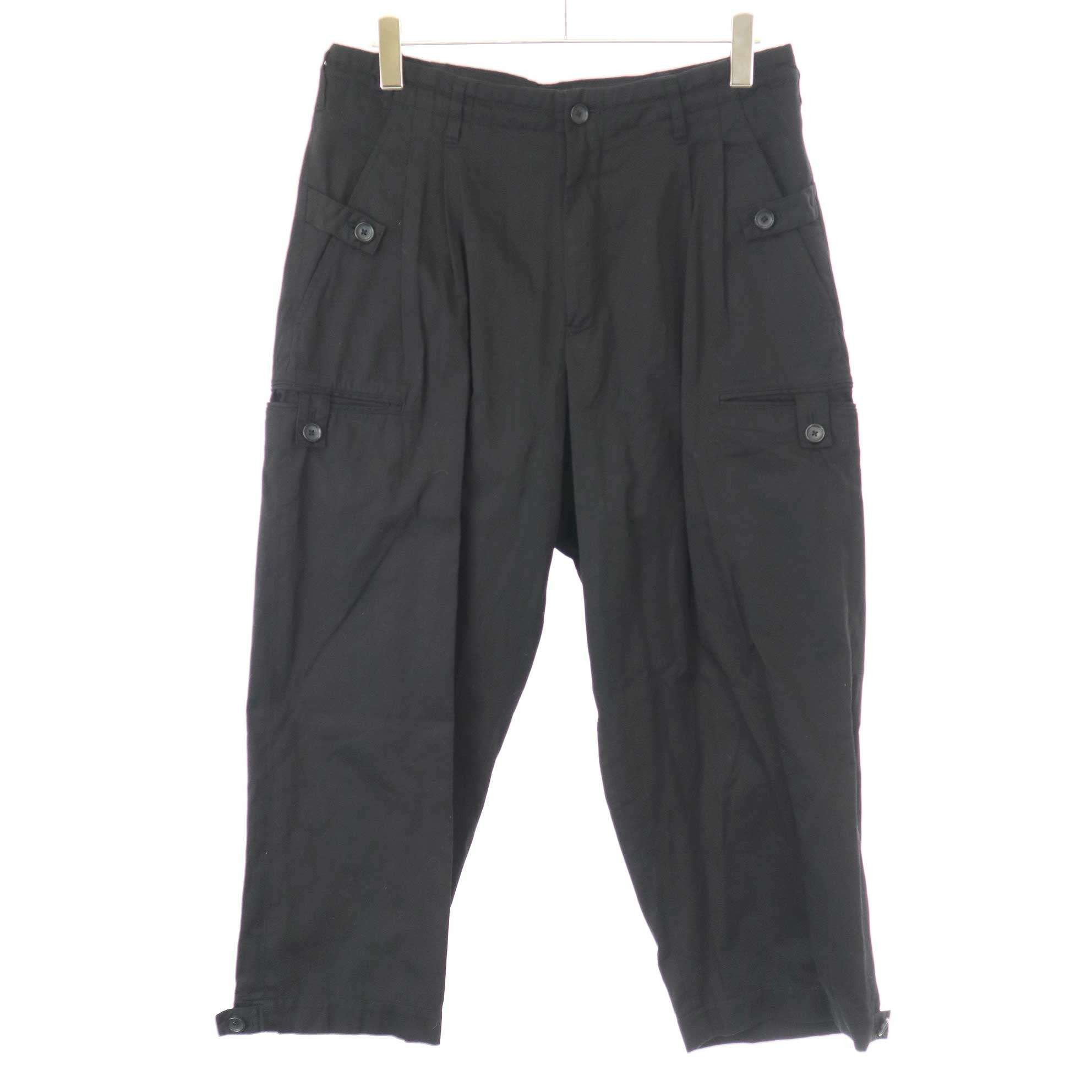 Yohji Yamamoto Yohji Yamamoto Pour Homme 22SS TUCK BALL EDGE PANTS Size US 34 / EU 50 - 1 Thumbnail