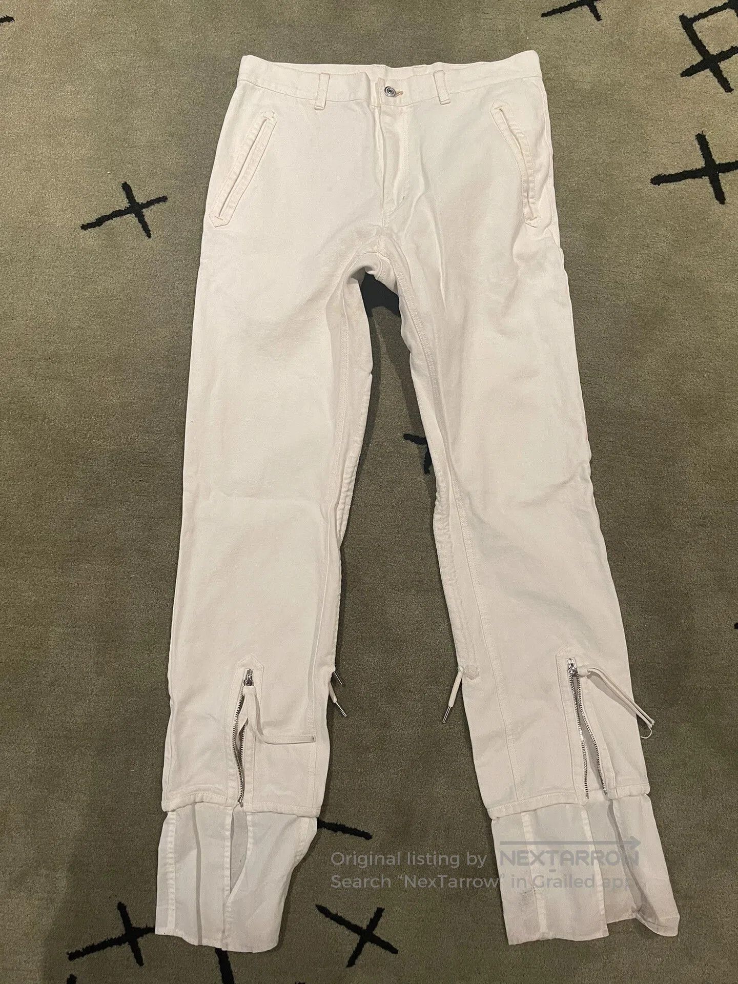 Raf Simons kanghyuk 2021 denim pants with unique design. Size US 34 / EU 50 - 1 Thumbnail