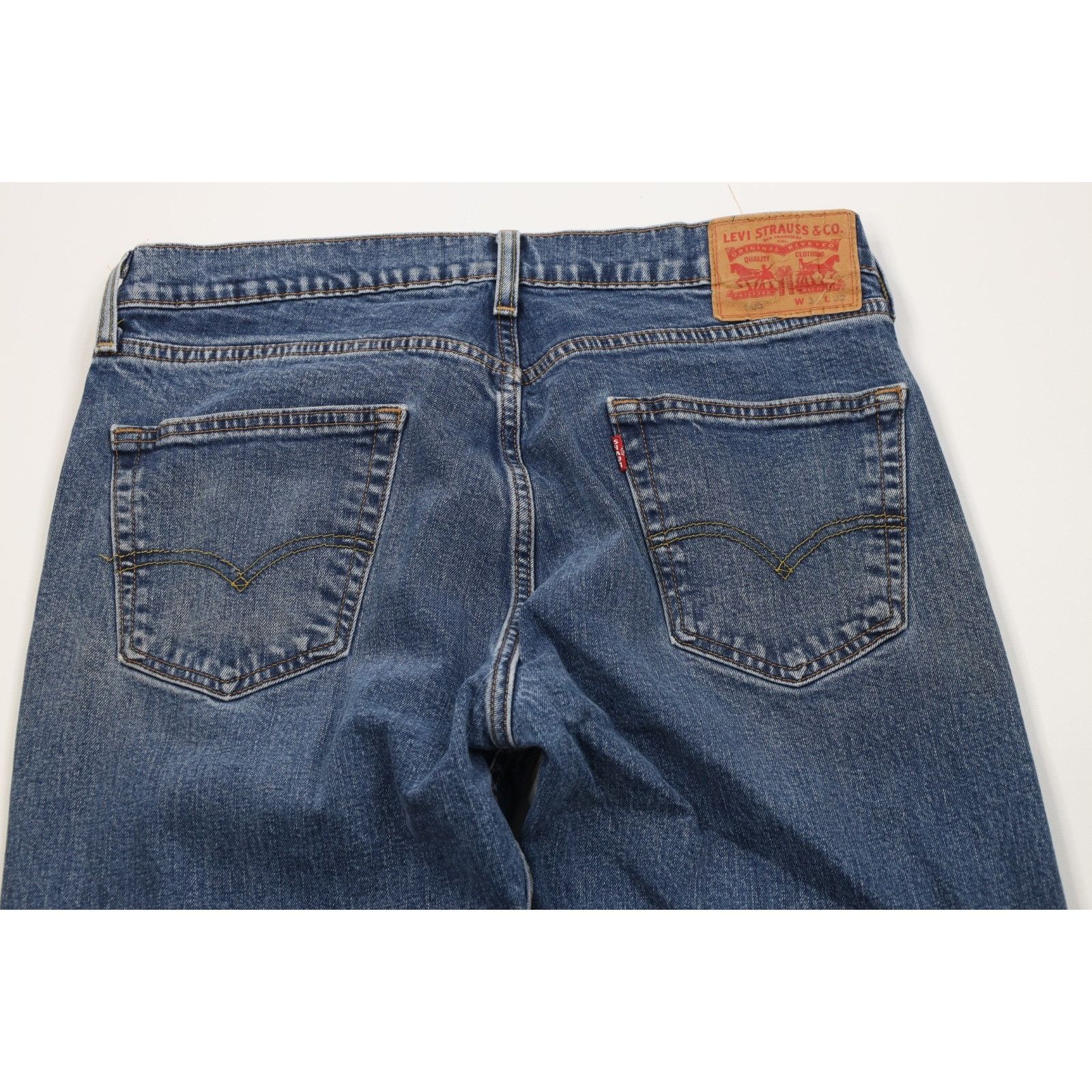 Levi's Vintage Y2K Levis 505 Faded Regular Fit Straight Leg Jeans Size US 34 / EU 50 - 12 Thumbnail
