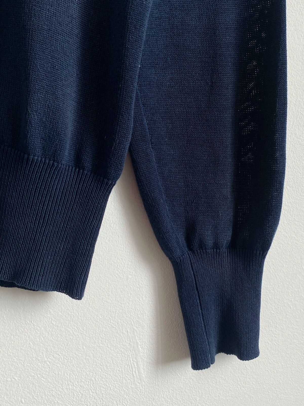 Vivienne Westwood Vintage Vivienne Westwood V-Neck Light Knit Sweater Size US M / EU 48-50 / 2 - 7 Thumbnail
