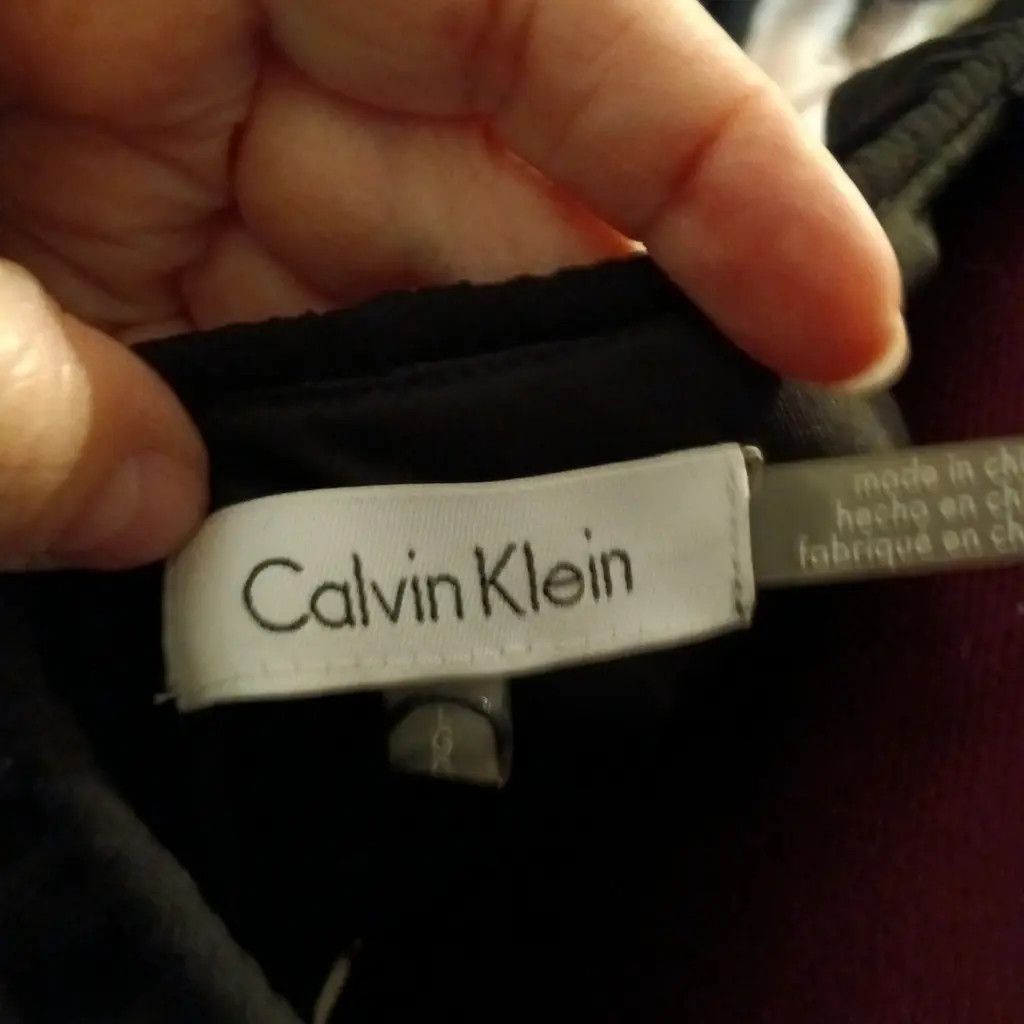 Calvin Klein Calvin Klein Black Cold-Shoulder Maxi Dress – Size L (NWT) Size L / US 10 / IT 46 - 8 Thumbnail