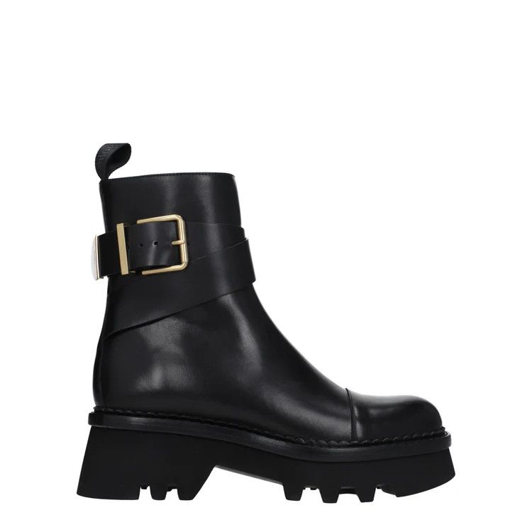 Chloe o1loc1c1024 Ankle Boots in Black Size US 6 / IT 36 - 1 Thumbnail