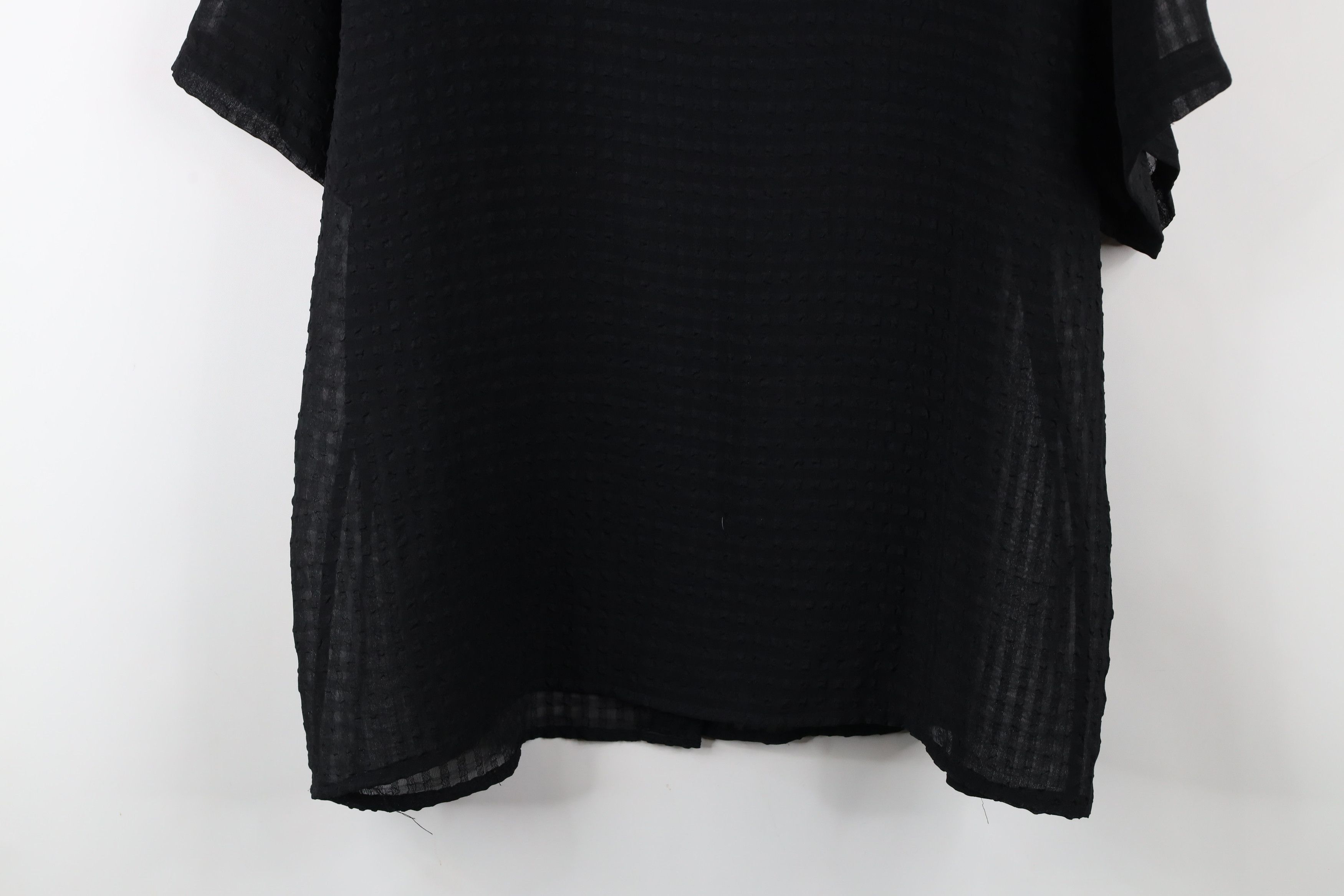 Vintage Vintage 90s Streetwear Camp Collar Button Shirt Black Size XXL / US 16-18 / IT 52-54 - 11 Thumbnail