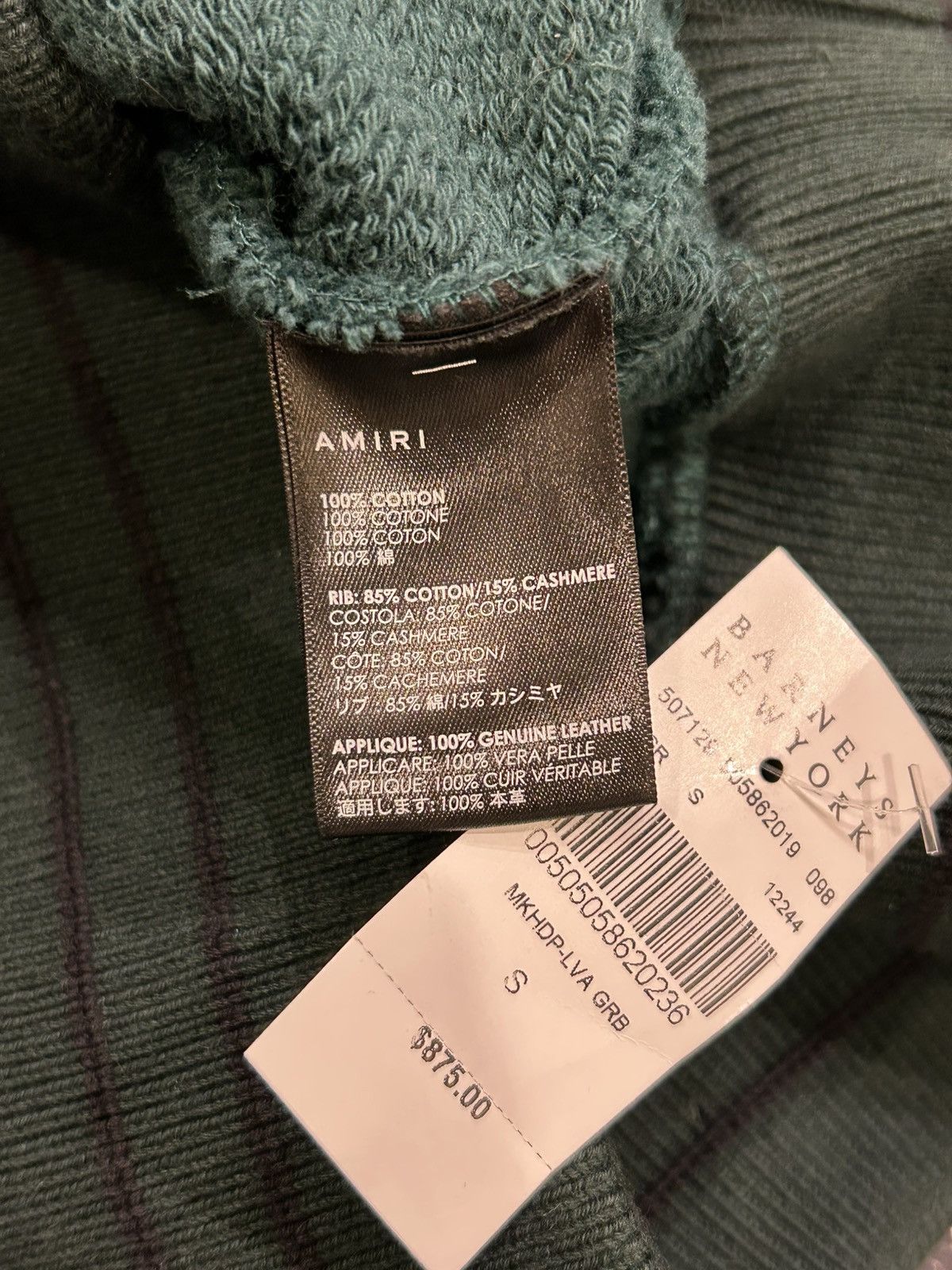 Amiri Amiri Loose Fit Hoodie - Green Size US S / EU 44-46 / 1 - 4 Thumbnail