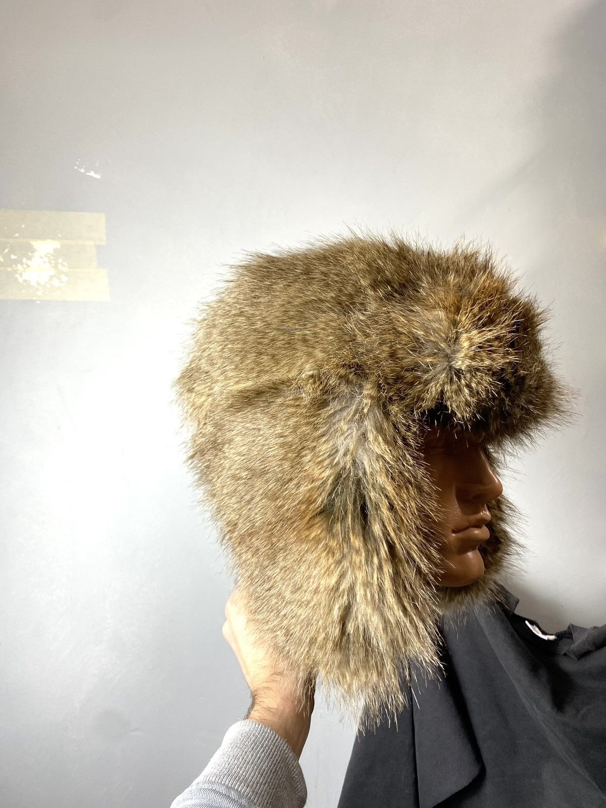 Vintage Vintage 90s Ushanka Beanie Mohair Streetwear Hype American Size ONE SIZE - 5 Thumbnail