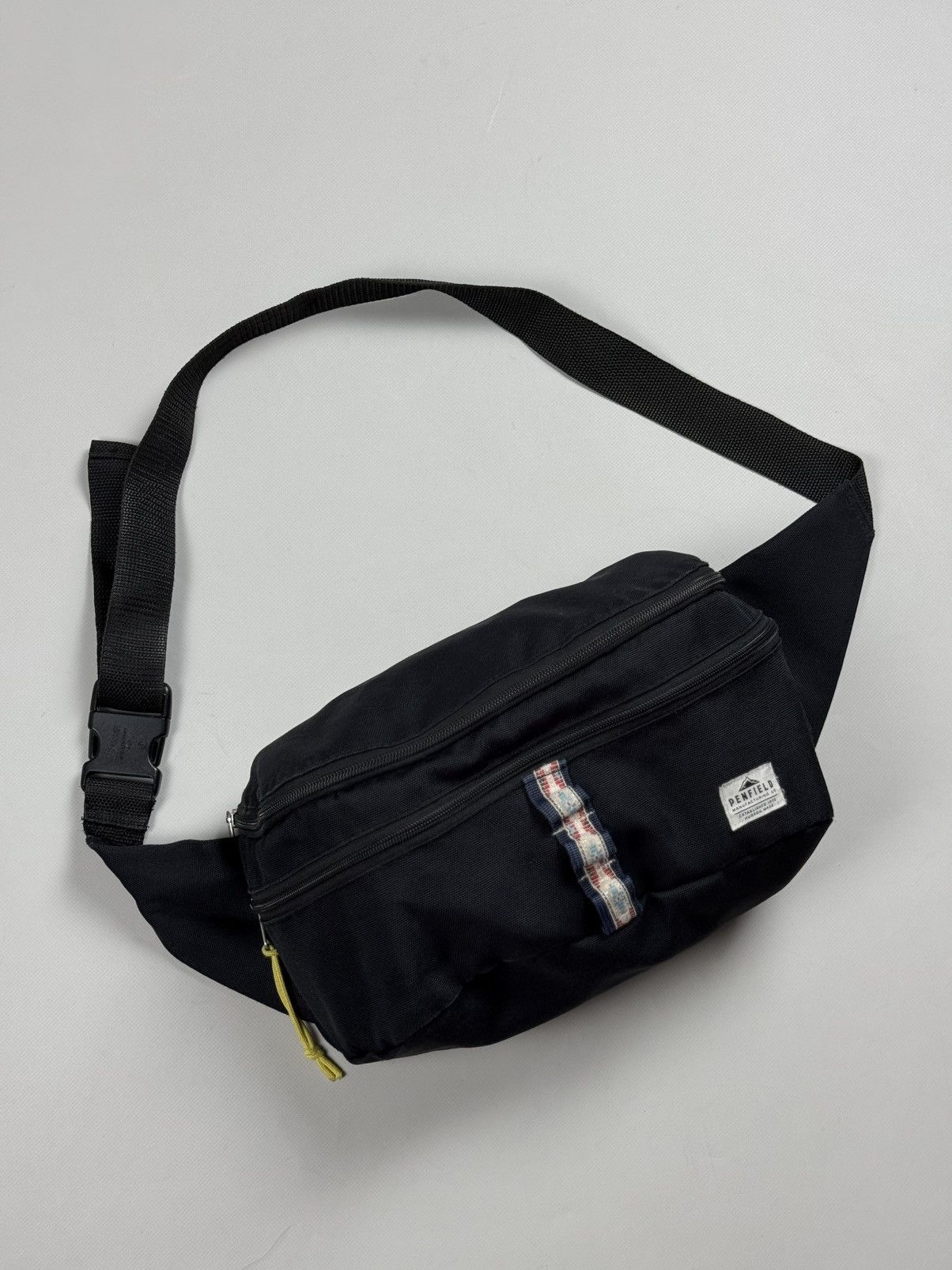 Penfield Large Tranformer Crossbody Bum Hip Bag in Black, Men's