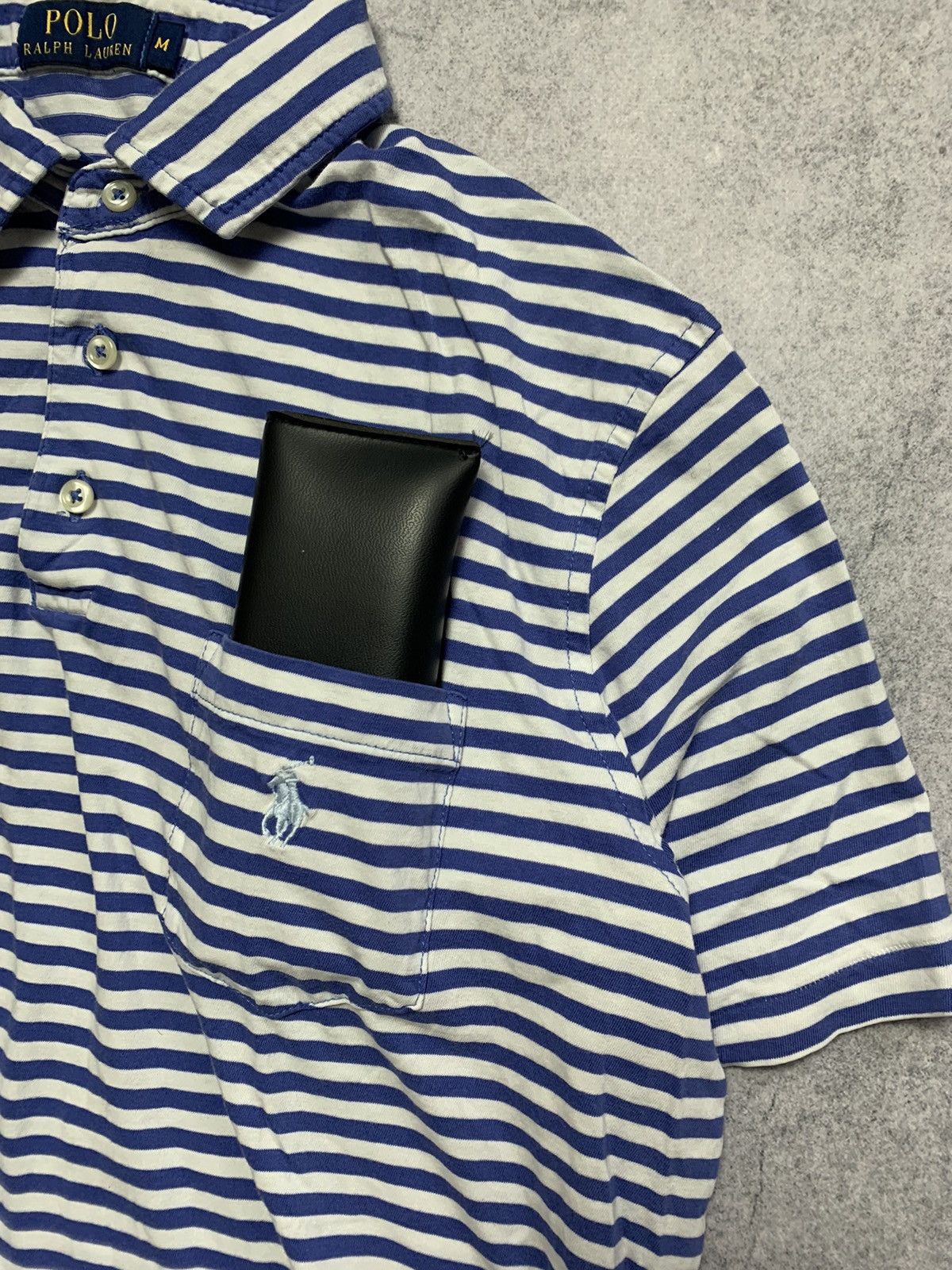 Ralph Lauren Vintage Polo Ralph Lauren faded pocket Y2K Rugby polo shirt Size US M / EU 48-50 / 2 - 5 Thumbnail