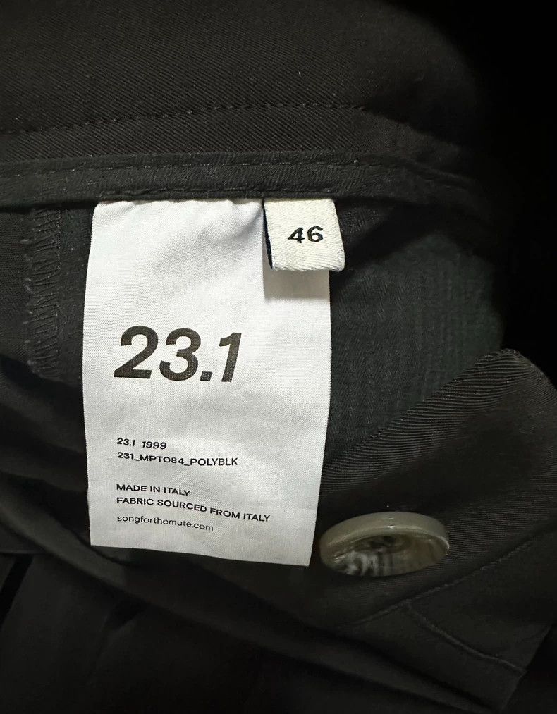 Song For The Mute Song For The Mute Draped rope-effect dress pant Size 46R - 3 Thumbnail