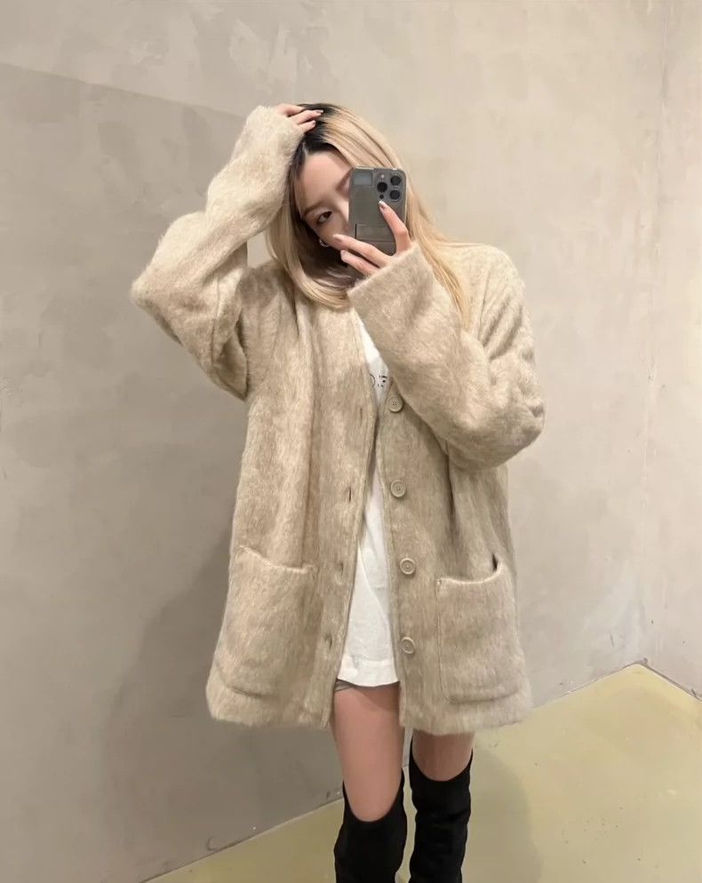 Our Legacy Soft Beige Cardigan with Buttons-dmc Size M / US 6-8 / IT 42-44 - 1 Thumbnail