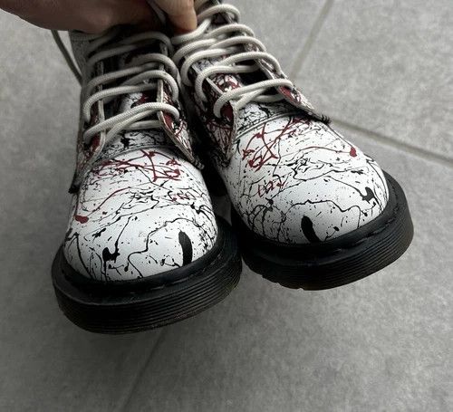 Dr. Martens Dr.Martens Womens Multicolor Leather Shoes Size US 7 / IT 37 - 12 Thumbnail