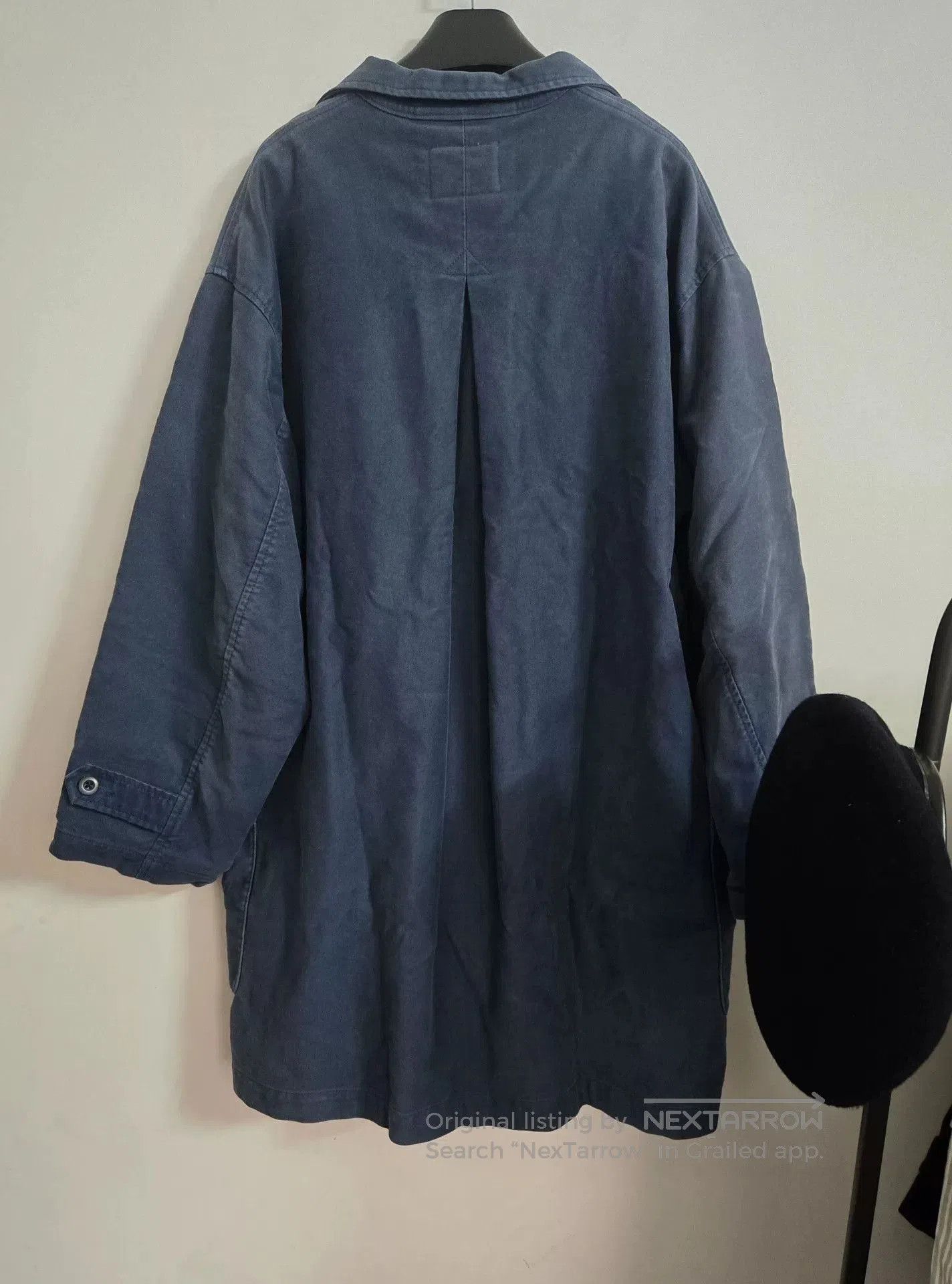 Porter Classic Porter Classic Moleskin Blue Dye Trench Coat. Size US L / EU 52-54 / 3 - 2 Thumbnail