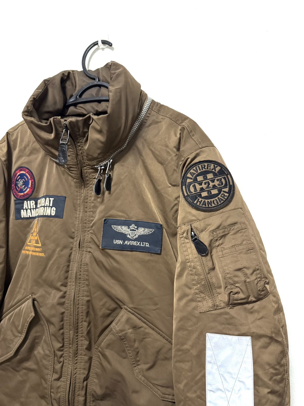 Avirex Avirex Hangar Flight Jacket MA-1 Top Gun Tomcat Bomber Size US XXL / EU 58 / 5 - 3 Thumbnail