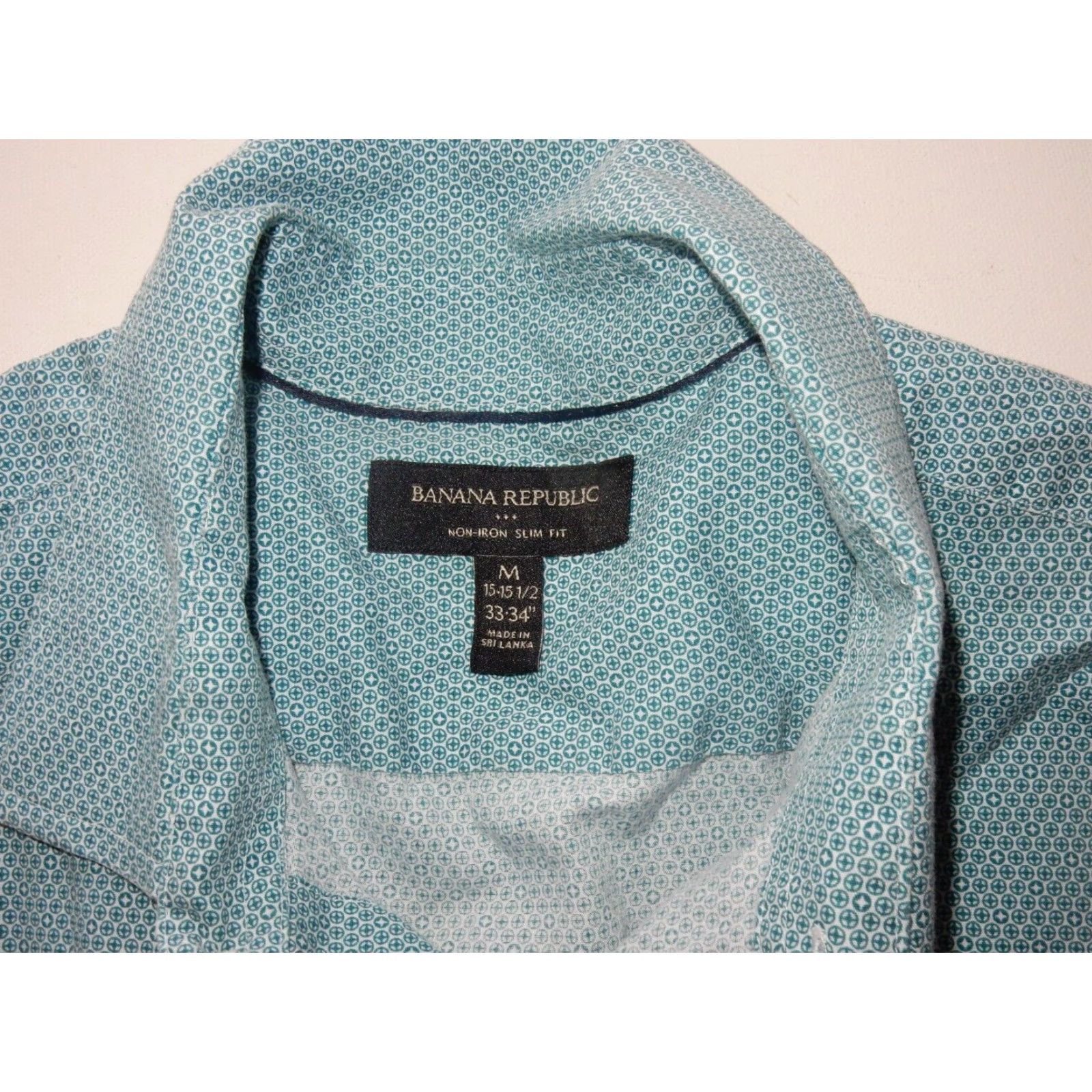 Banana Republic Banana Republic Men's Button Front Shirt Size M Slim Fit Size US L / EU 52-54 / 3 - 4 Thumbnail