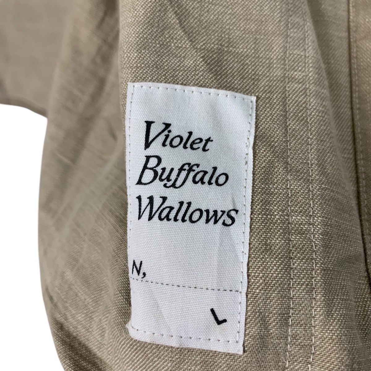 Japanese Brand VIOLET BUFFALO WALLOWS Hidden Button Casual Jacket #1844-C80 Size US L / EU 52-54 / 3 - 15 Thumbnail