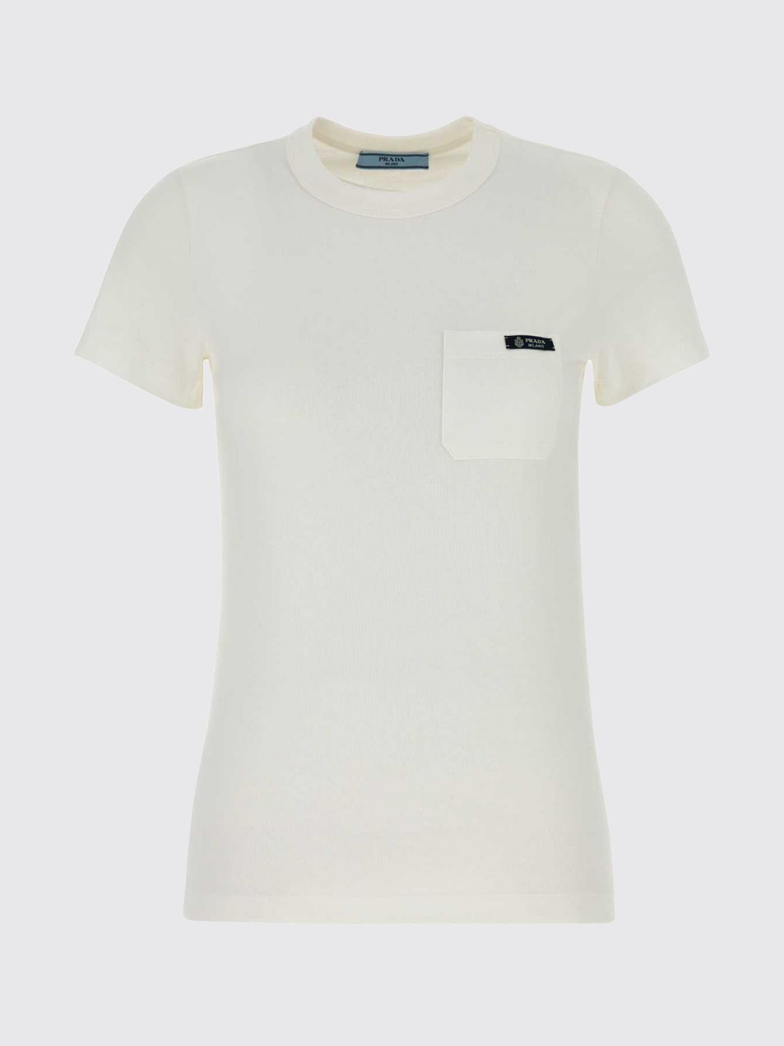 Prada Prada T-Shirt Woman White Size M / US 6-8 / IT 42-44 - 1 Preview