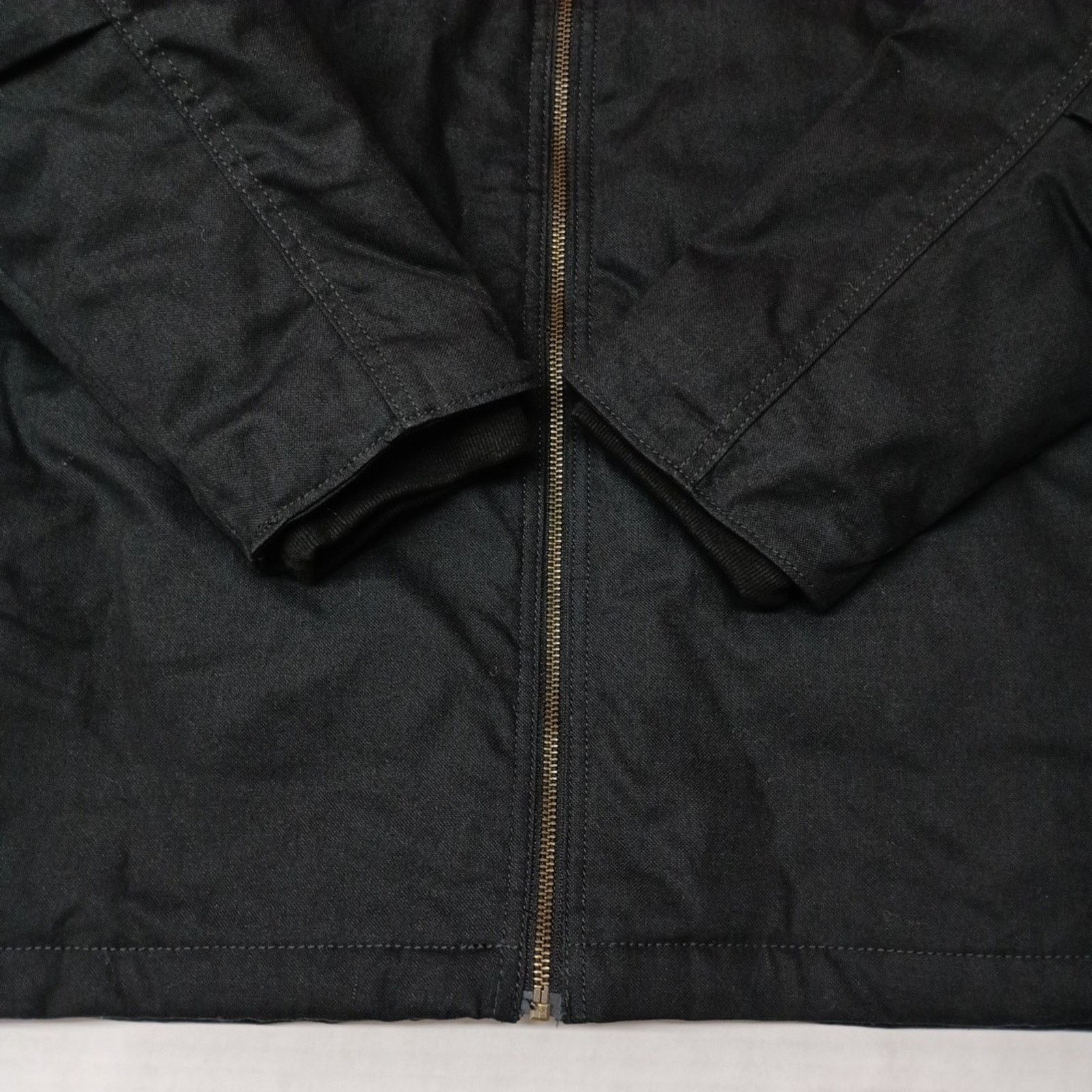 Wrangler Wrangler Shirt Jacket Quilt Lined Black Men's XL Canvas Hood Size US XL / EU 56 / 4 - 2 Thumbnail