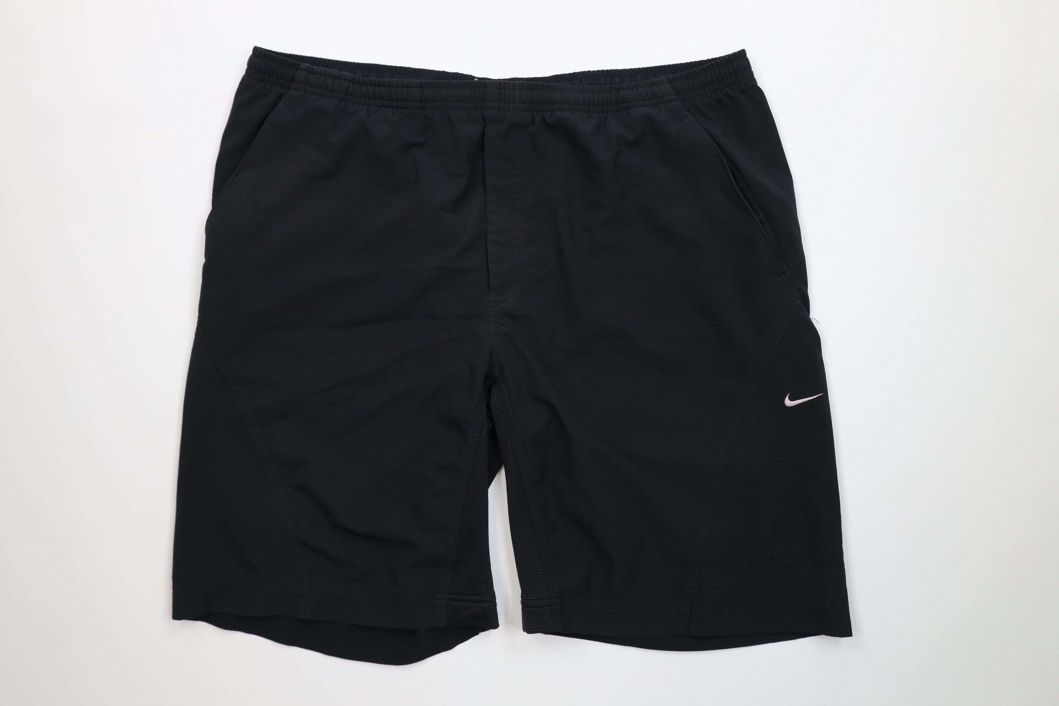 Nike Vintage Nike Scott Mini Swoosh Stretch Gym Training Shorts Size US 34 / EU 50 - 1 Thumbnail