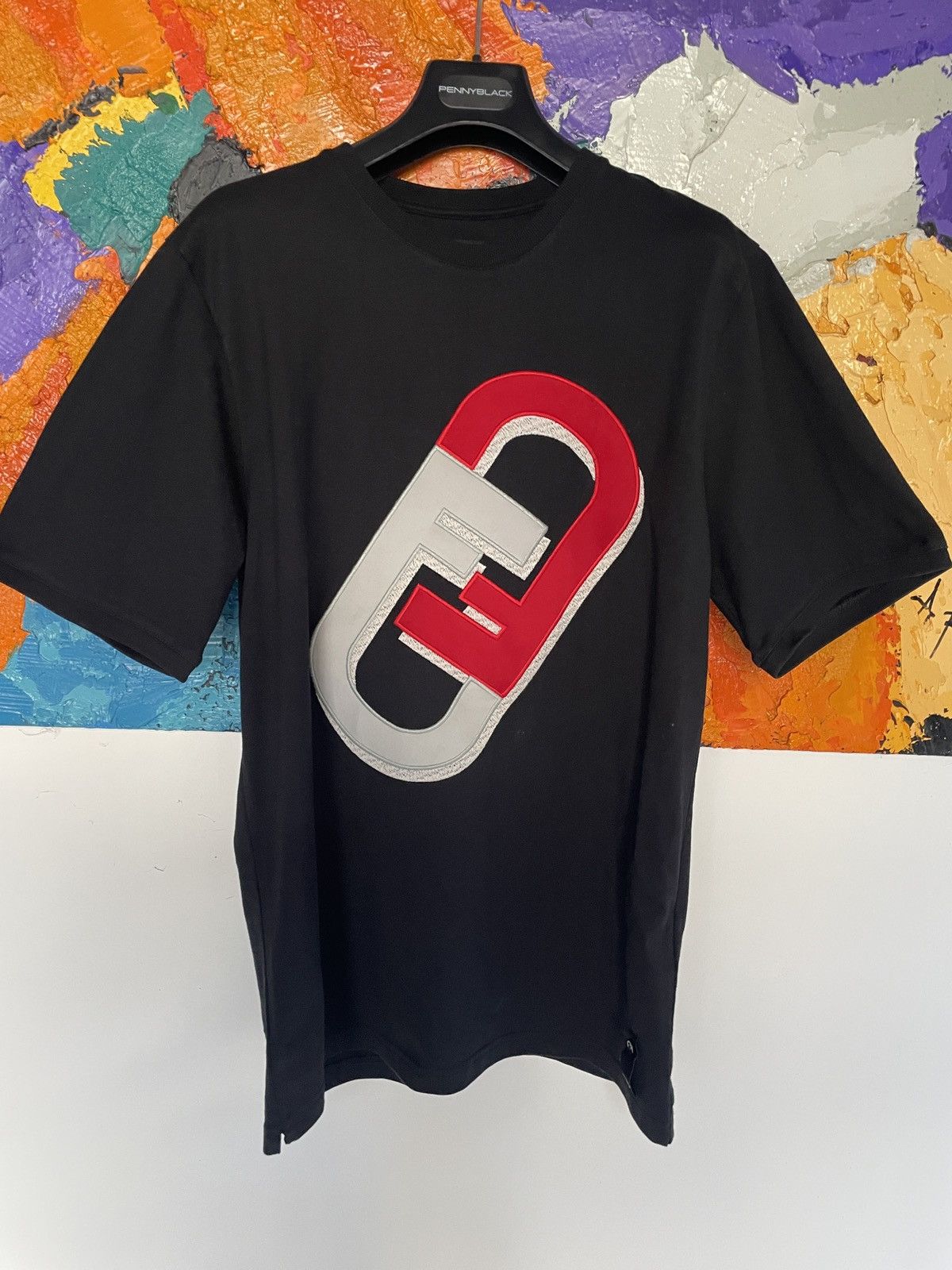 Fendi Fendi FF 3D Logo T-shirt, M, Luxury, Like New Size US M / EU 48-50 / 2 - 1 Thumbnail