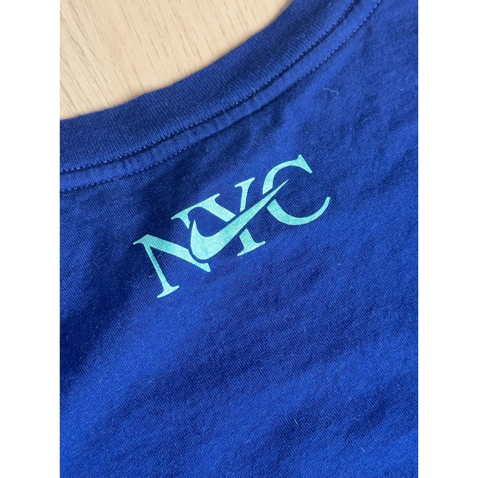 Nike Vintage Nike NYC Blue T-Shirt for World Cup - Size L Kid's Size US L / EU 52-54 / 3 - 6 Thumbnail