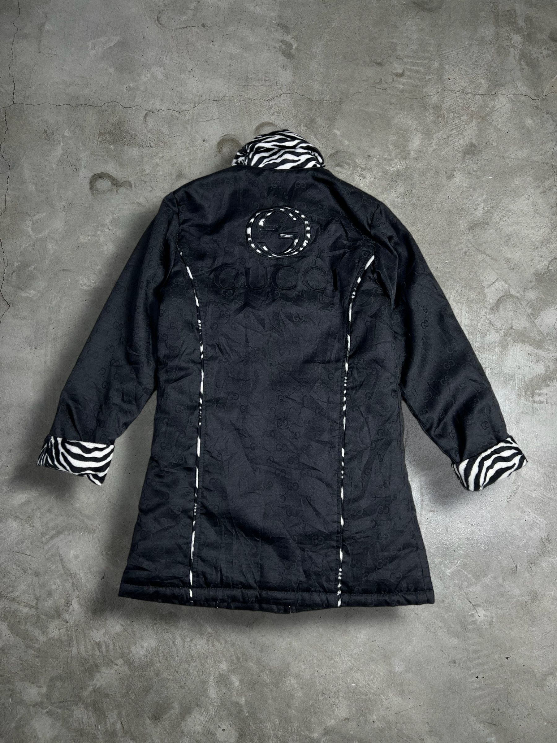 Gucci GUCCI Monogram Lined Coat (M) GTMPT458 Size M / US 6-8 / IT 42-44 - 8 Thumbnail