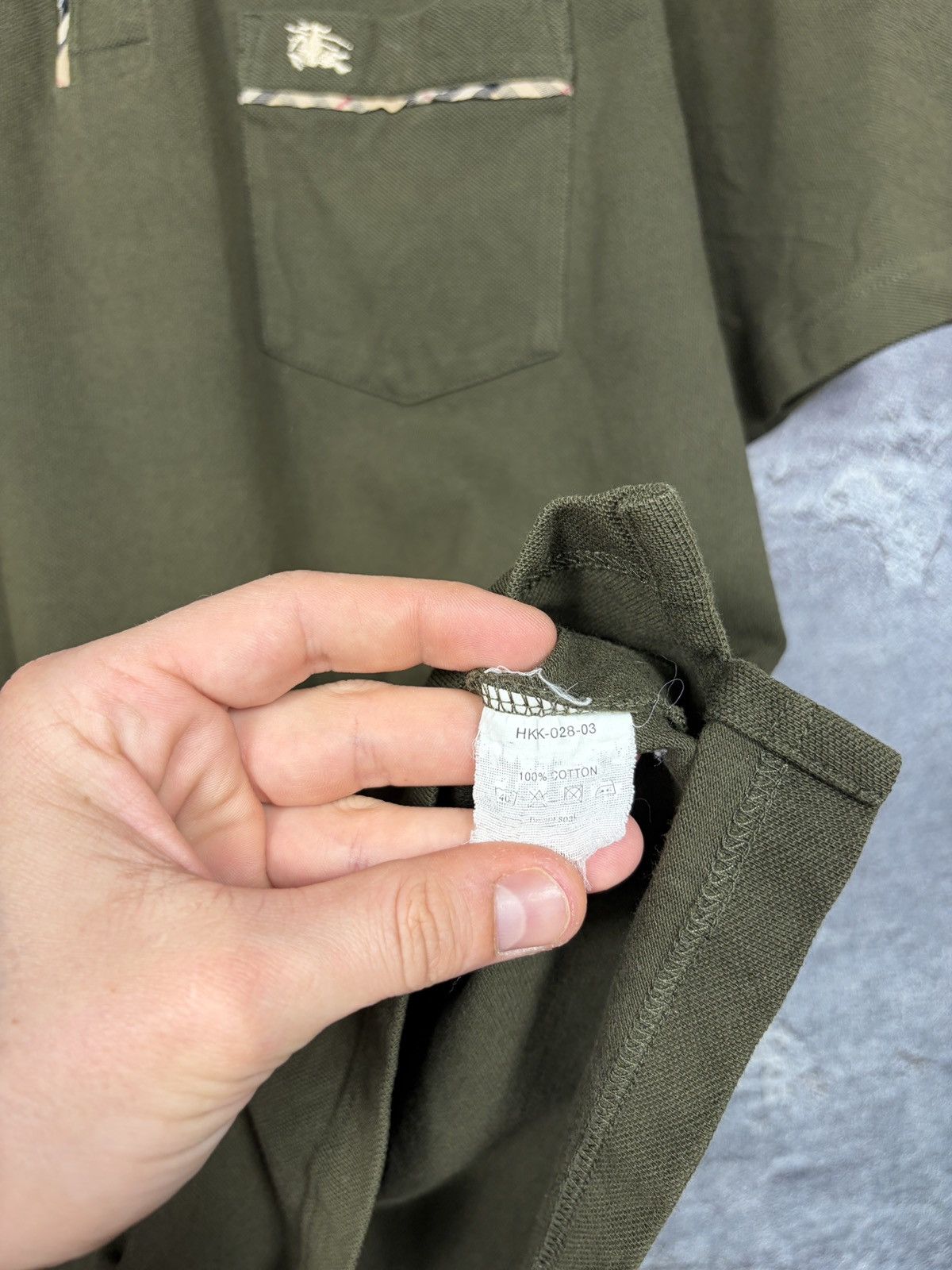 Burberry Vintage Burberry Classic Polo With Logo Size L Size US L / EU 52-54 / 3 - 10 Thumbnail