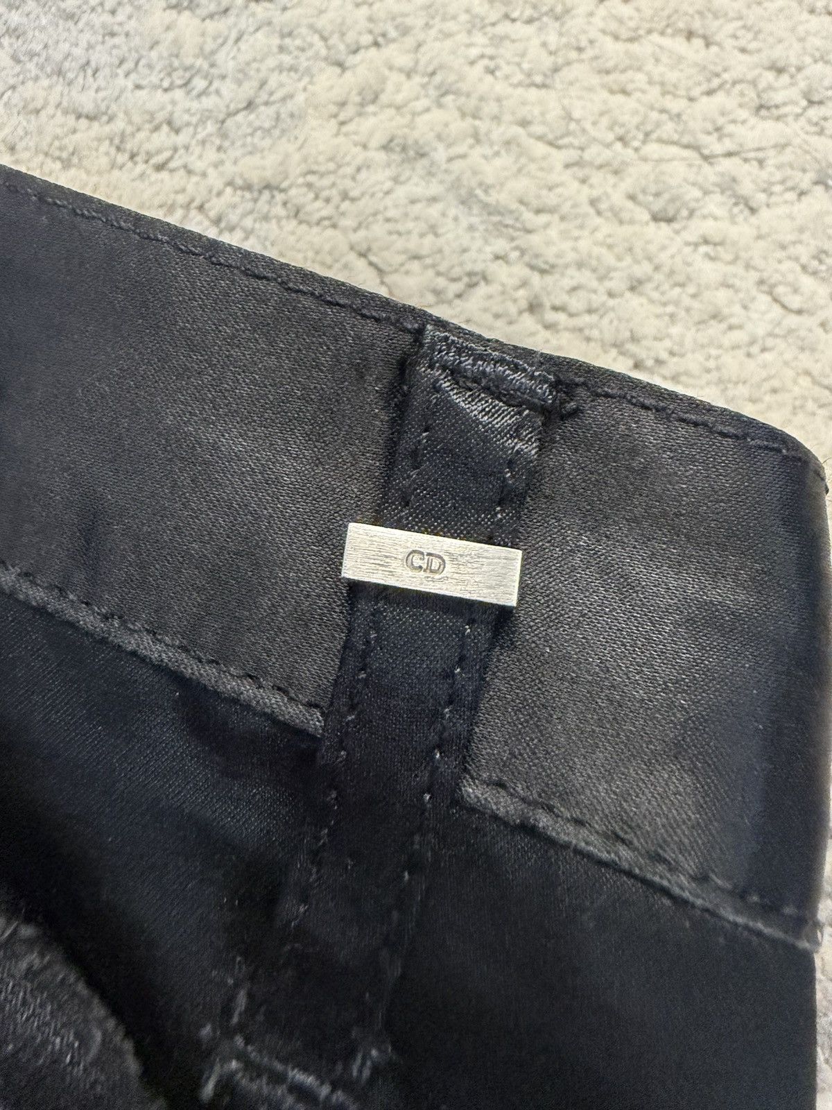 Dior FW06 Satin Cummerbund Denim Size US 32 / EU 48 - 9 Thumbnail