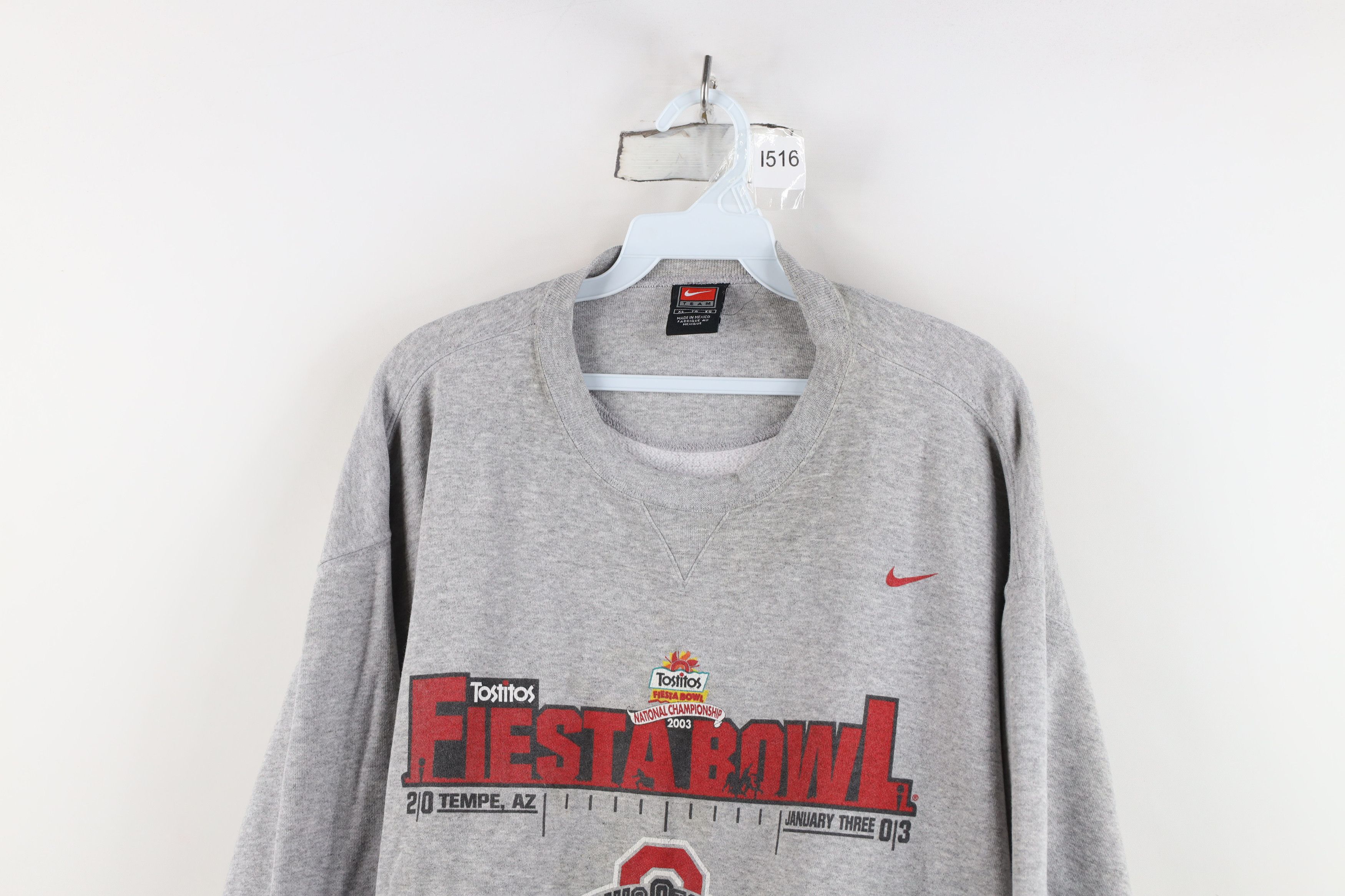 Nike Vintage Nike Ohio State University Football Sweatshirt Size US XL / EU 56 / 4 - 2 Thumbnail
