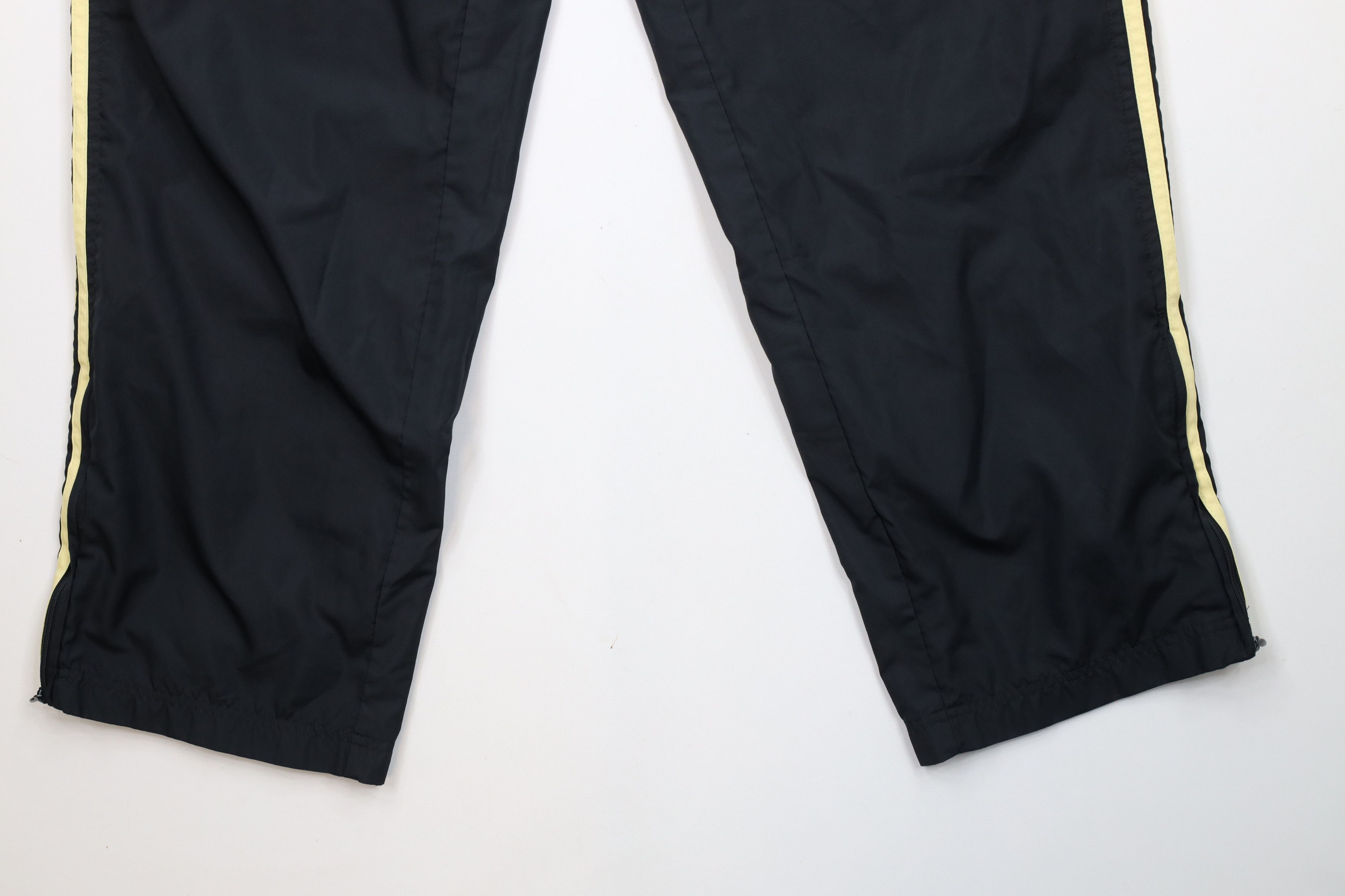 Adidas × Vintage Vintage Y2K Adidas Striped Lined Wide Leg Windbreaker Pants Size US 38 / EU 54 - 4 Thumbnail