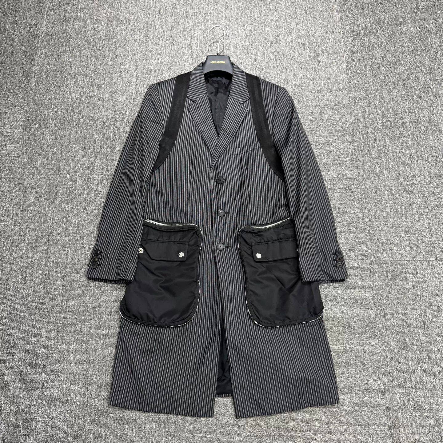 Givenchy Givenchy Nylon Pocket Wool Coat Size US S / EU 44-46 / 1 - 1 Thumbnail