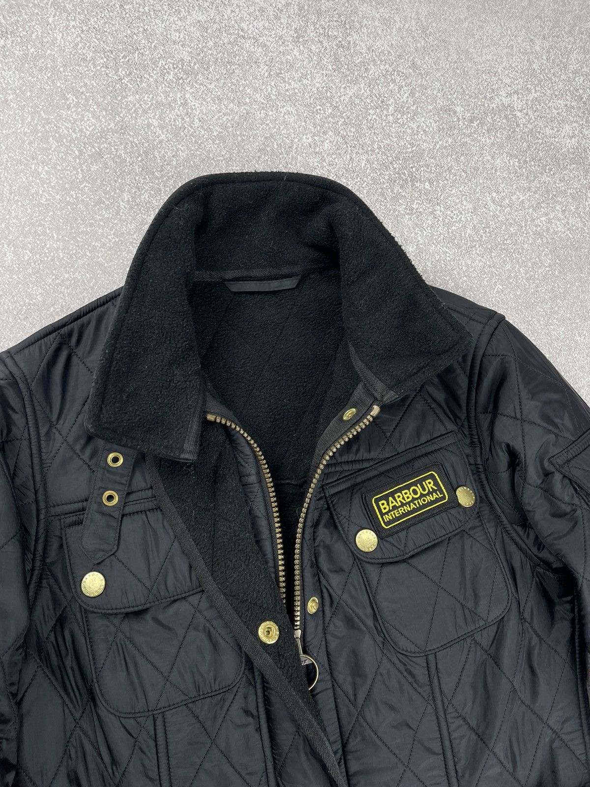 Barbour Barbour International Black Polar Quilted Jacket Size 6 Size XS / US 0-2 / IT 36-38 - 8 Thumbnail