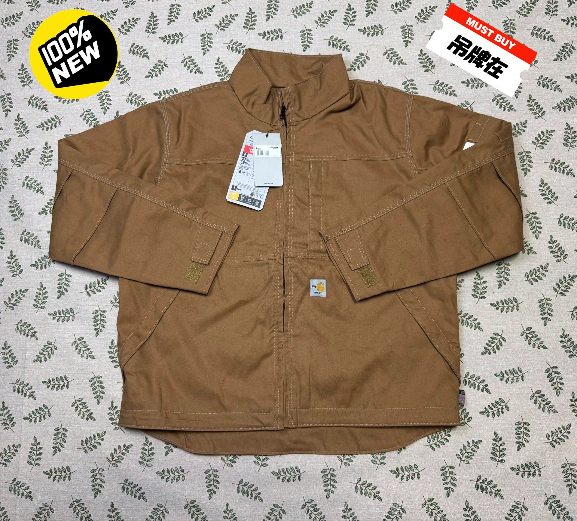 Carhartt Vintage Carhartt 102179 FR Brown L Jacket Size US L / EU 52-54 / 3 - 1 Thumbnail