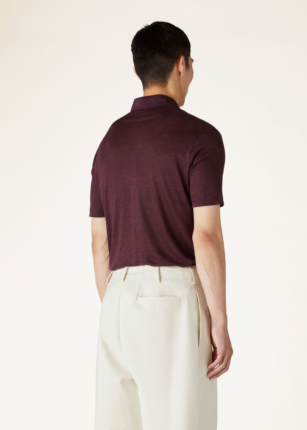 Loro Piana o1w1db10125 FAI1314 Polo Shirt in Burgundy Size US S / EU 44-46 / 1 - 6 Thumbnail