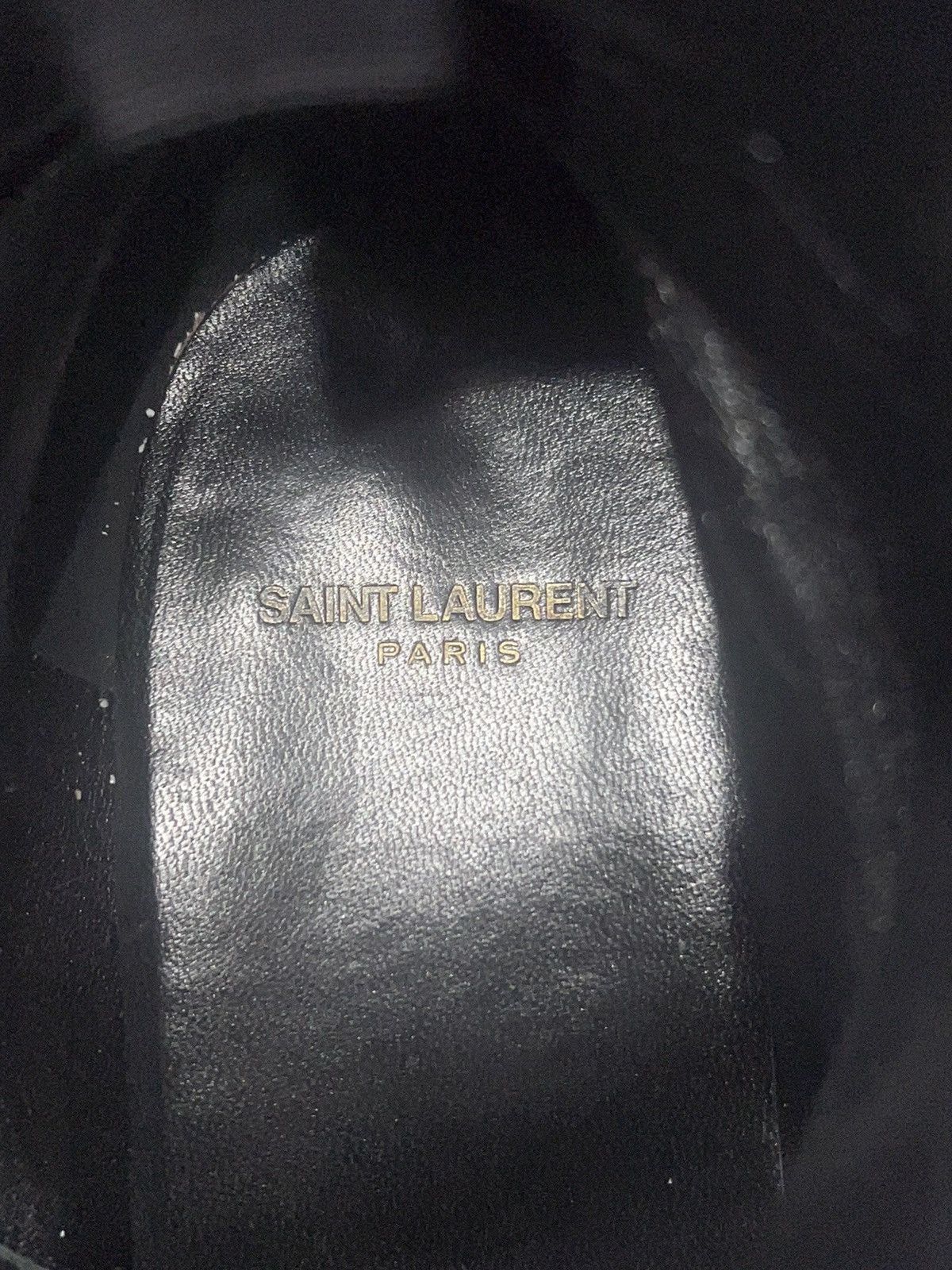 Saint Laurent Paris Saint Laurent Patent Leather Devon Boots Size US 13 / EU 46 - 8 Thumbnail