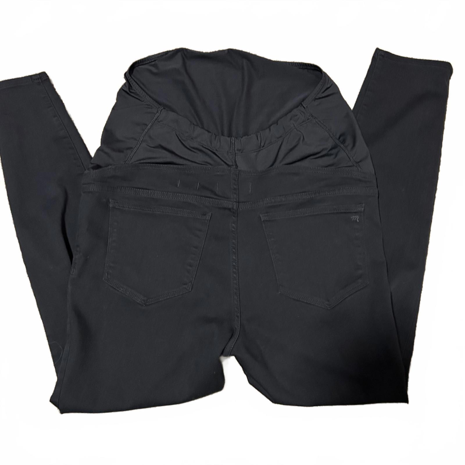 Madewell Madewell Maternity Skinny over the belly 31W x 28L black Size 31" - 2 Thumbnail