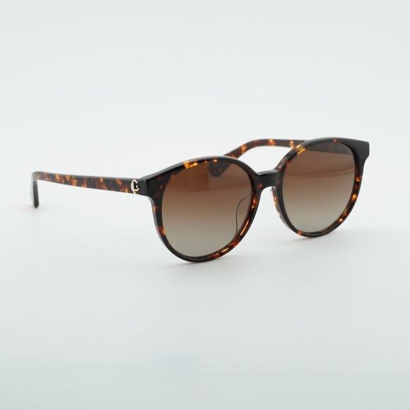 Kate Spade Kate Spade ELIZA/F/S 0086 LA Sunglasses Havana Round Frame Size ONE SIZE - 7 Thumbnail