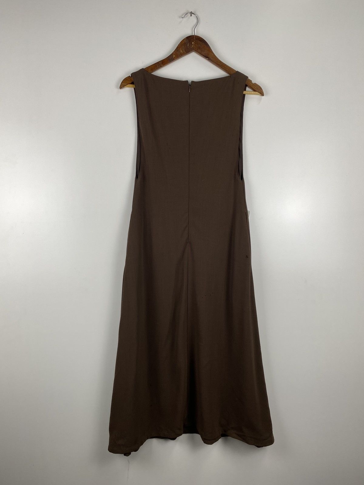 Y's × Yohji Yamamoto Y’s Wool V Neck Dress Size S / US 4 / IT 40 - 11 Thumbnail
