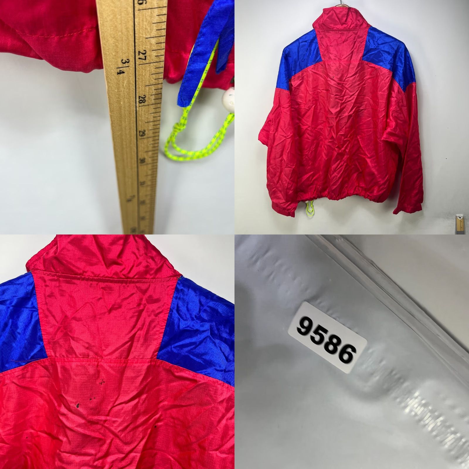 Vintage VINTAGE Columbia Windbreaker Jacket L Pink 90s Mens Regular Zip Nylon Softshell Logo Zipper Jacket Size US L / EU 52-54 / 3 - 8 Thumbnail