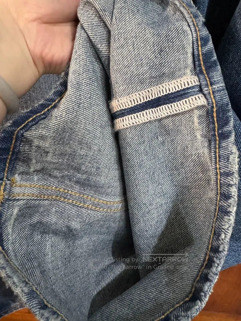 Acne Studios Acne Studios Frayed Wide-Leg Denim Pants Size 31" - 7 Thumbnail