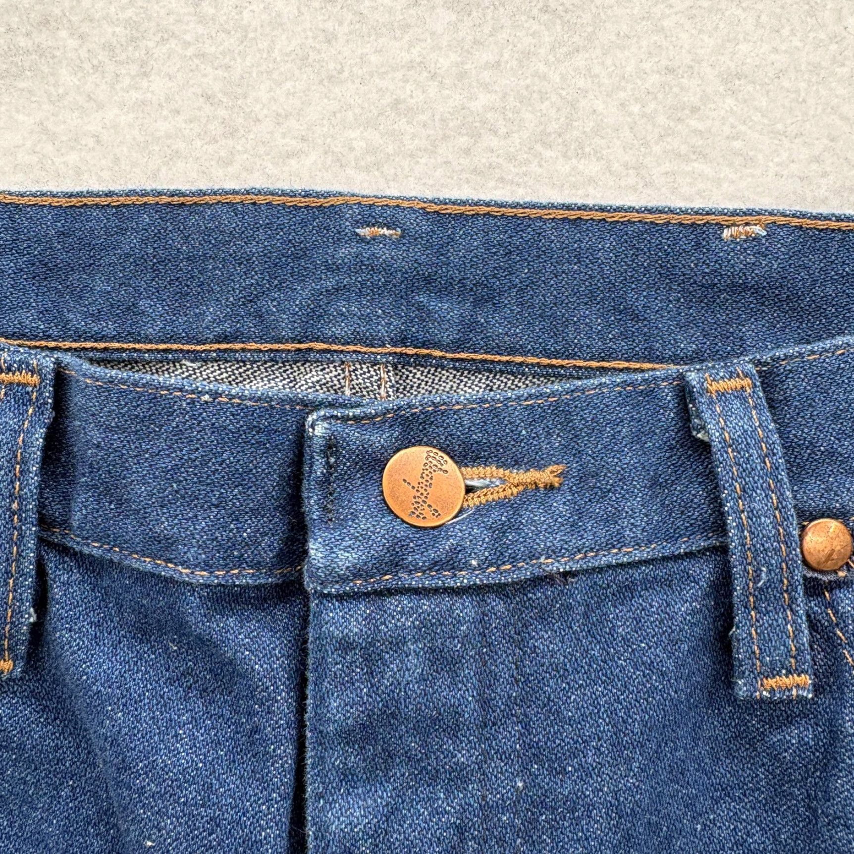 Wrangler Wrangler Jeans Mens 32x32 Blue Cowboy Cut Regular Fit Straight Denim Western Jeans Size US 32 / EU 48 - 4 Thumbnail