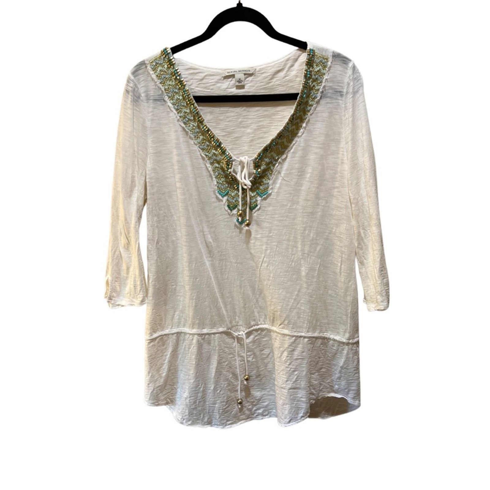 Banana Republic Banana Republic Beaded Swimsuit Cover Size M Size ONE SIZE - 1 Thumbnail